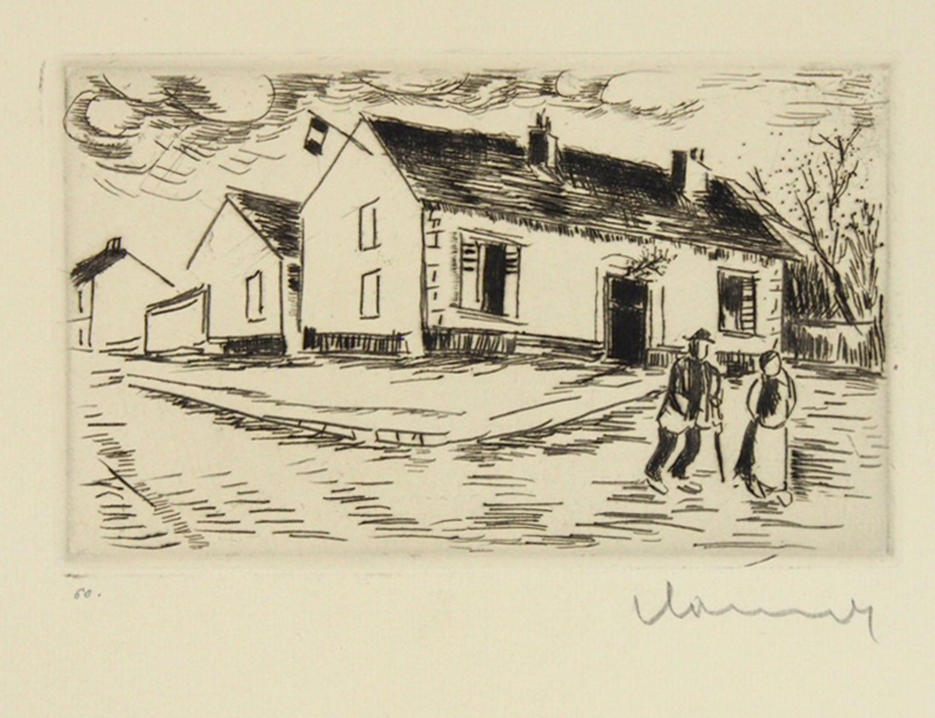 DE VLAMINCK, Maurice: La Mairie - Image 2 of 2