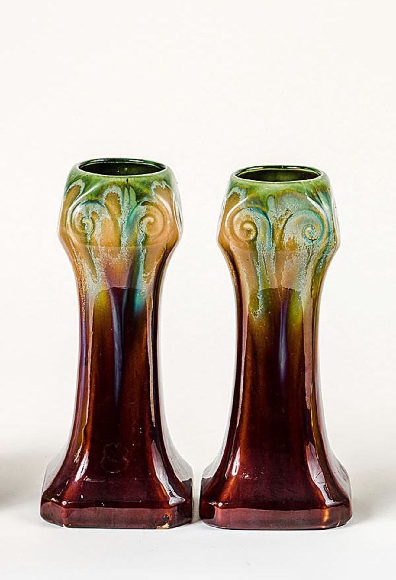 Paar Jugendstil-Vasen - Image 2 of 2
