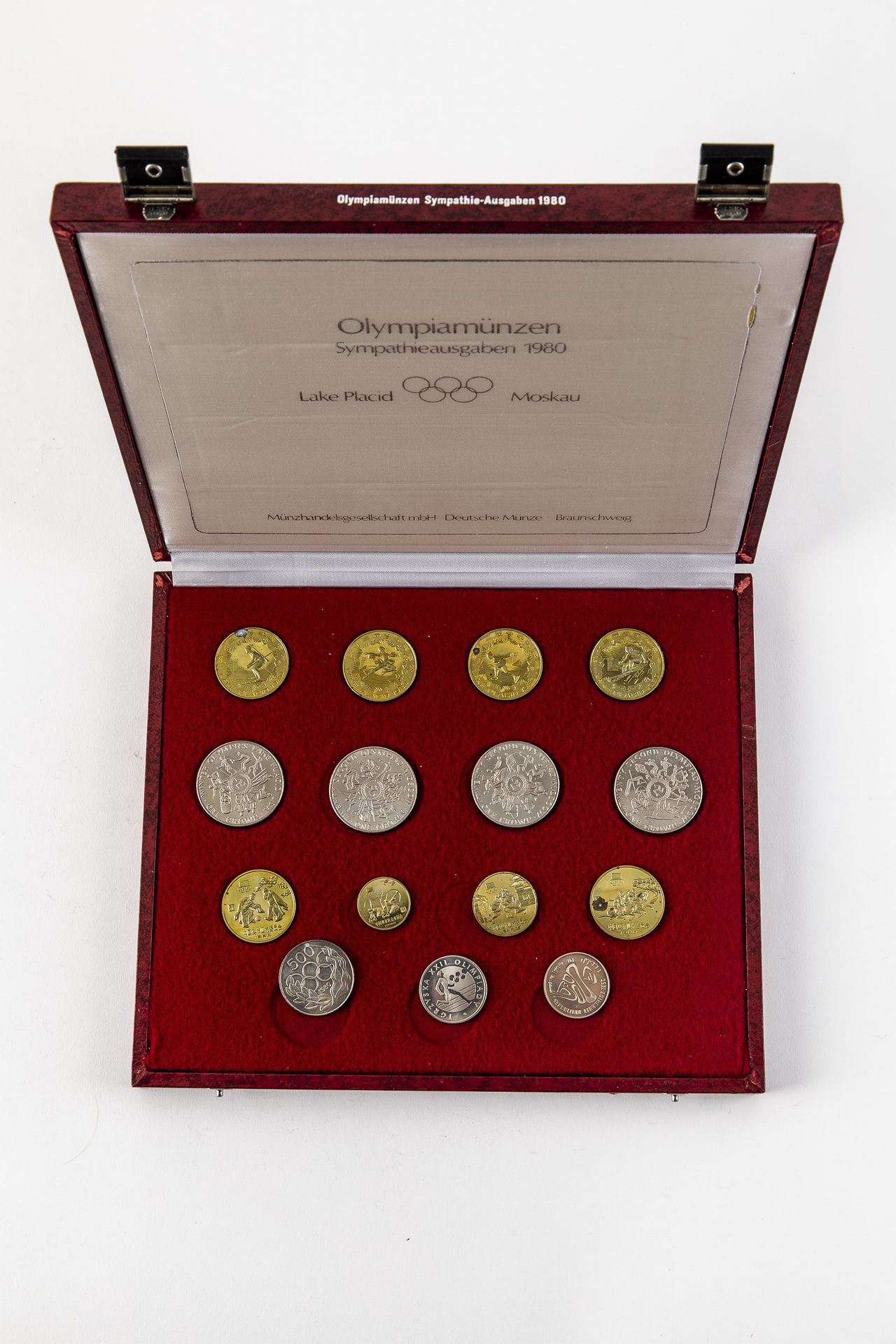 Olympiamünzen Sympathie-Ausgaben 1980 - Bild 2 aus 2