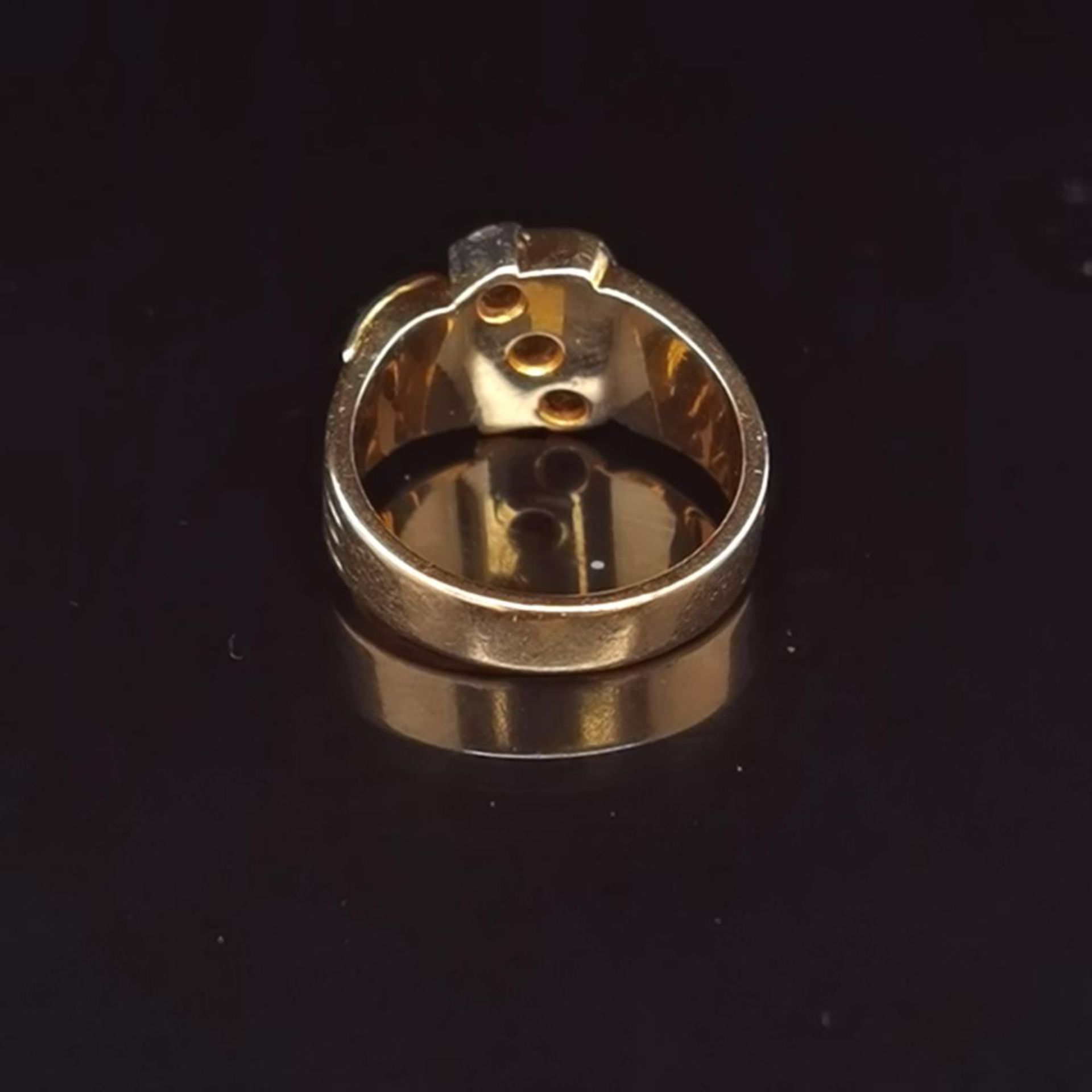 Brillant-Ring, 750 Gold 9,3 - Image 3 of 3