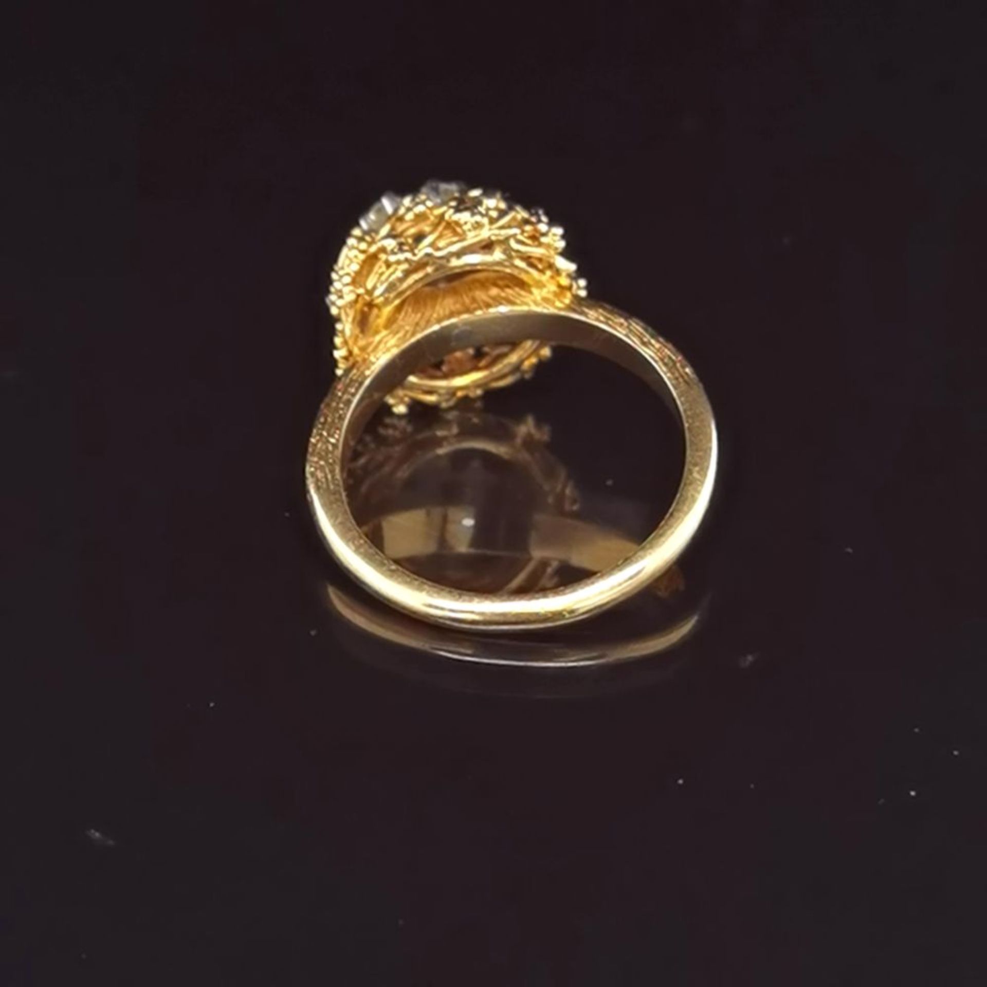 Brillant-Ring, 750 Gold 6,8 - Image 3 of 3