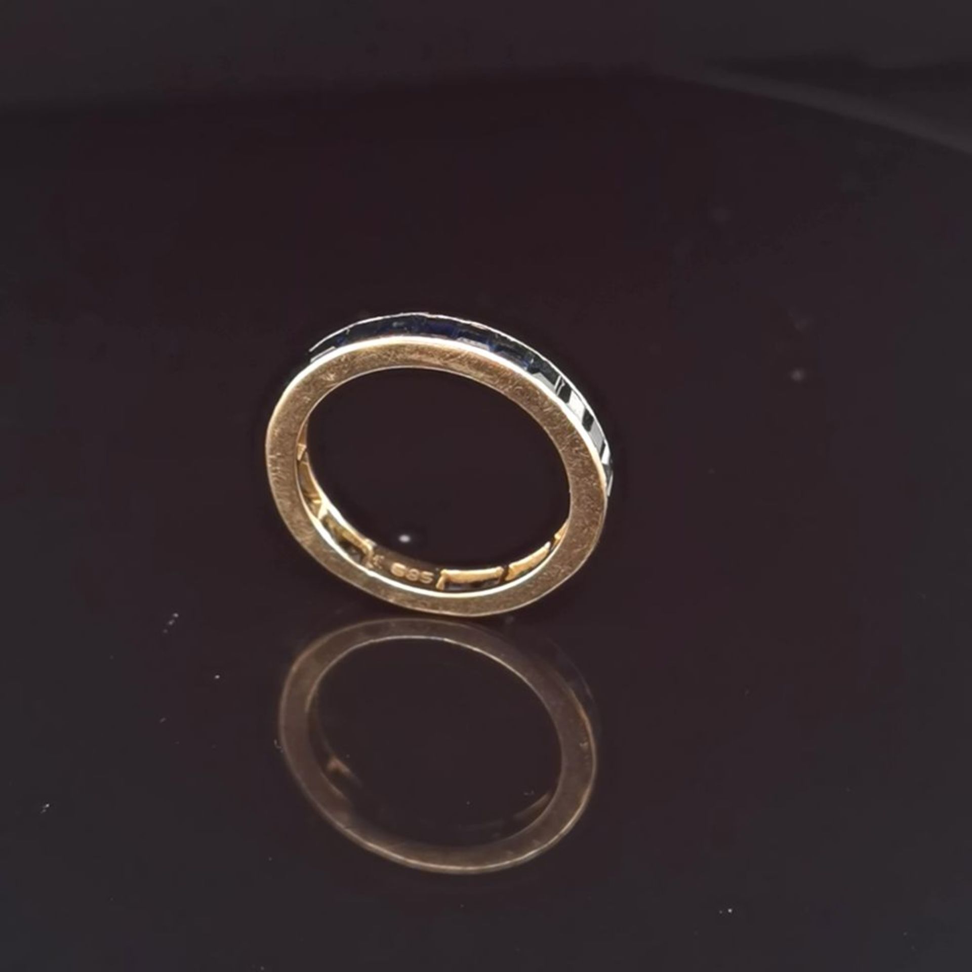 Saphir-Ring, 585 Gold 2,86 - Bild 2 aus 2