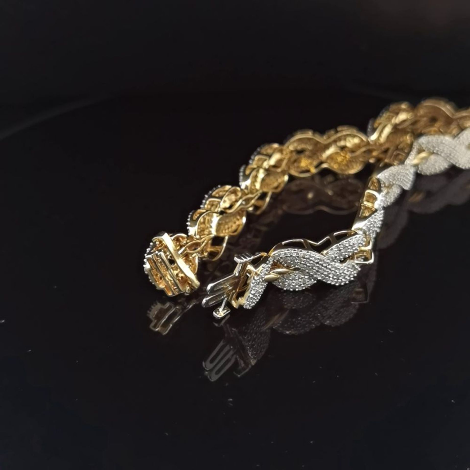 Brillant-Armband, 585 Gold 23 - Image 2 of 2