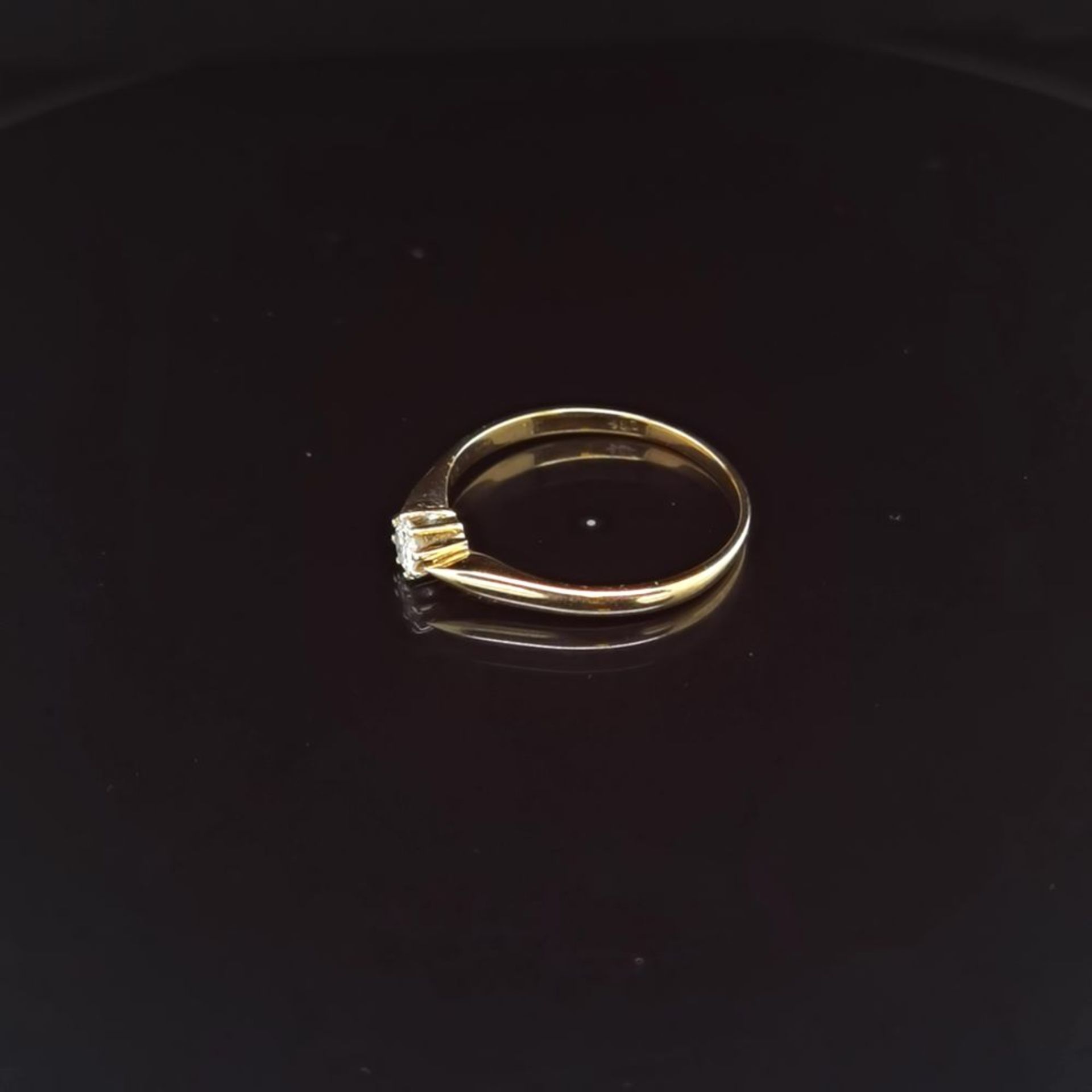 Brillant-Ring, 585 Gelbgold 2,3 - Bild 2 aus 3