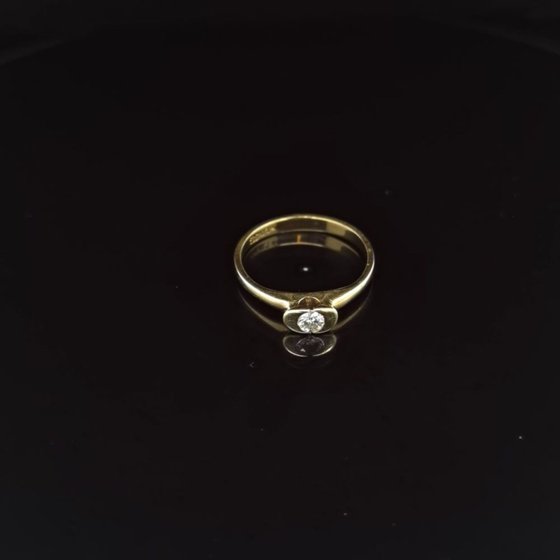 Brillant-Ring, 585 Gelbgold 2