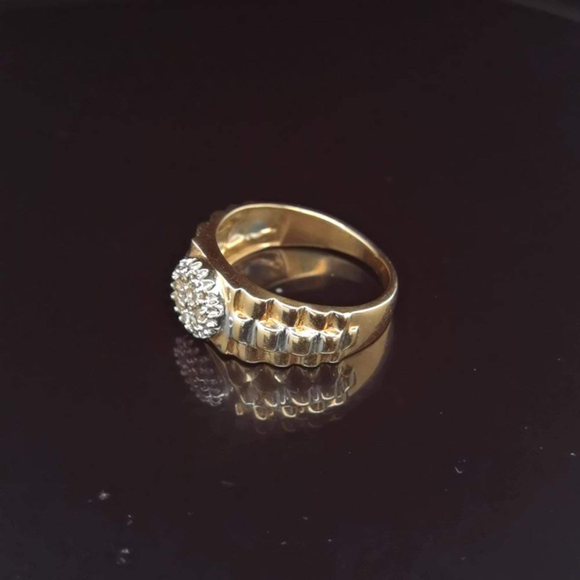 Brillant-Ring, 585 Gold 4,6 - Image 2 of 3