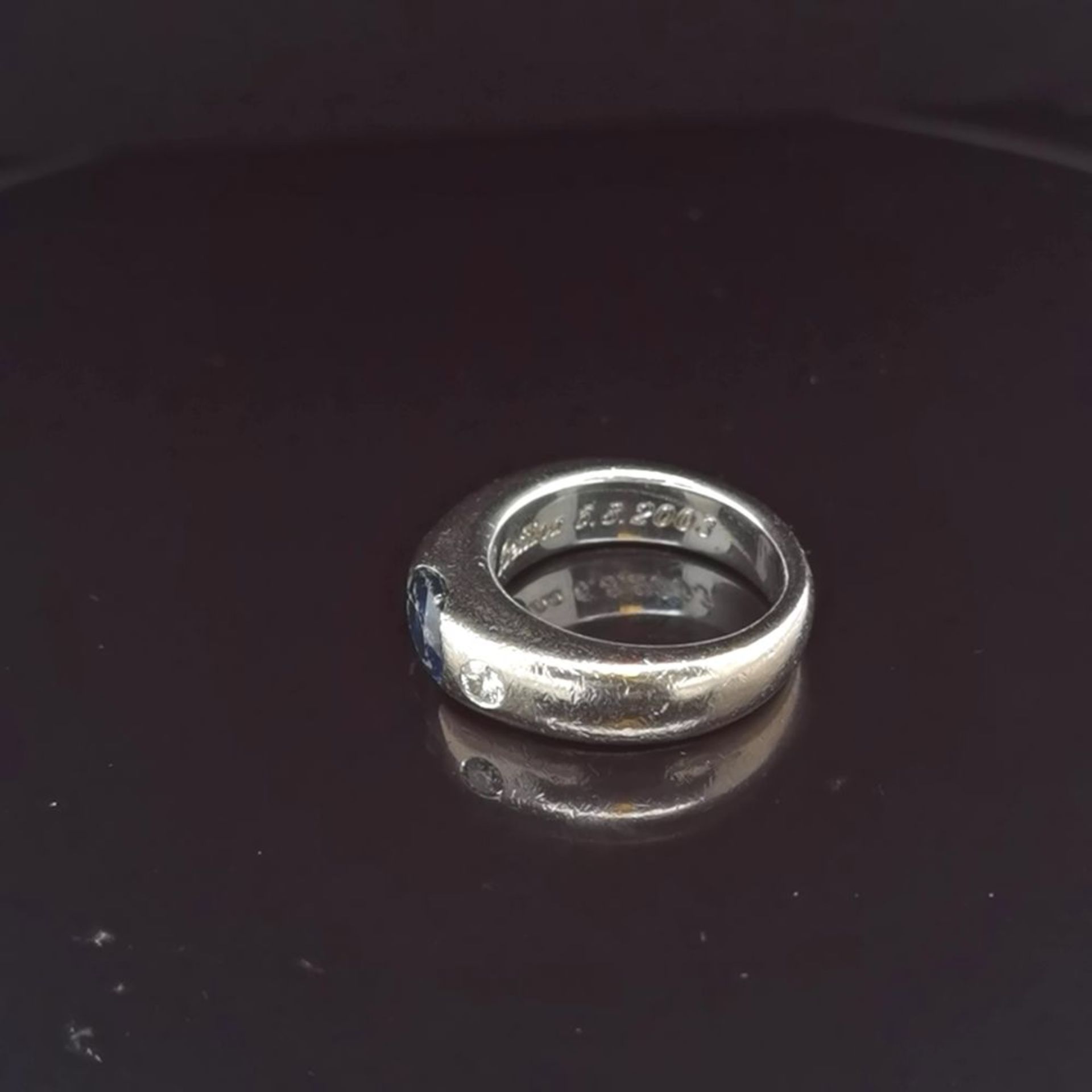 Sahpir-Brillant-Ring, 750 Weißgold - Image 2 of 3