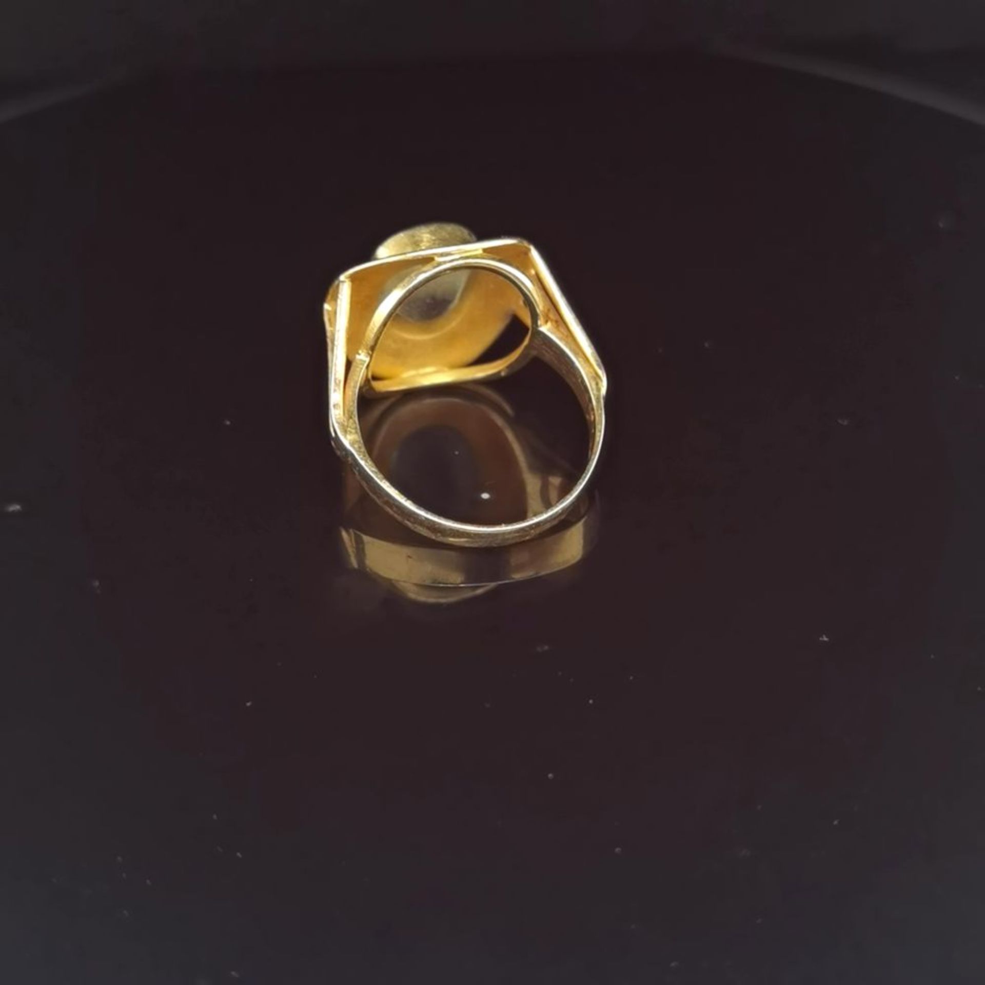 Aquamarin-Ring, 585 Gelbgold 5,7 - Image 3 of 3