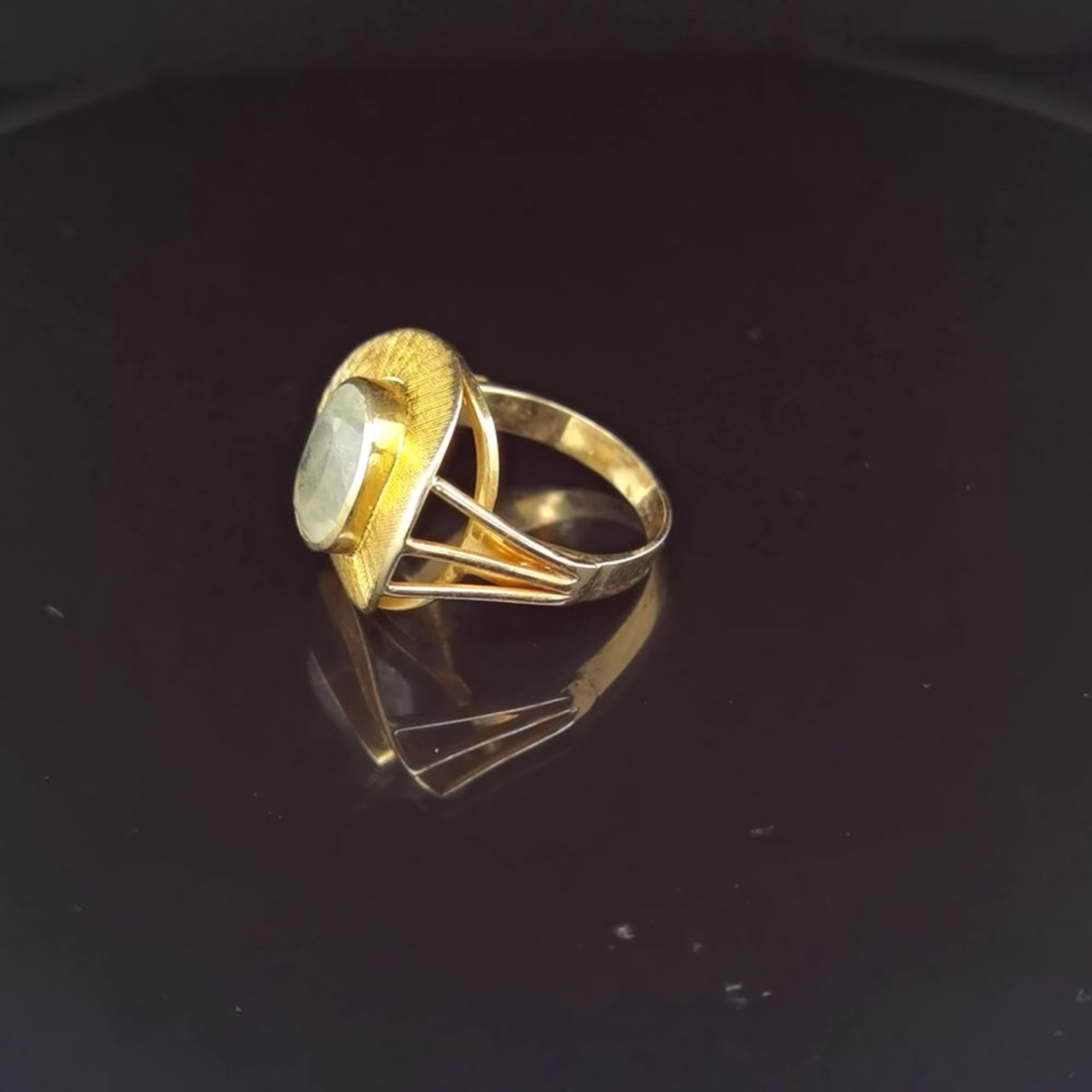 Aquamarin-Ring, 585 Gelbgold 5,7 - Image 2 of 3