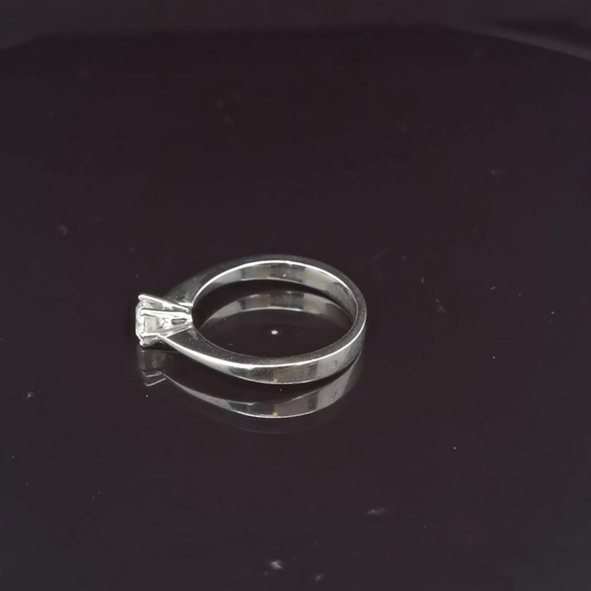 Brillant-Ring, 750 Weißgold 3,4 - Bild 2 aus 3