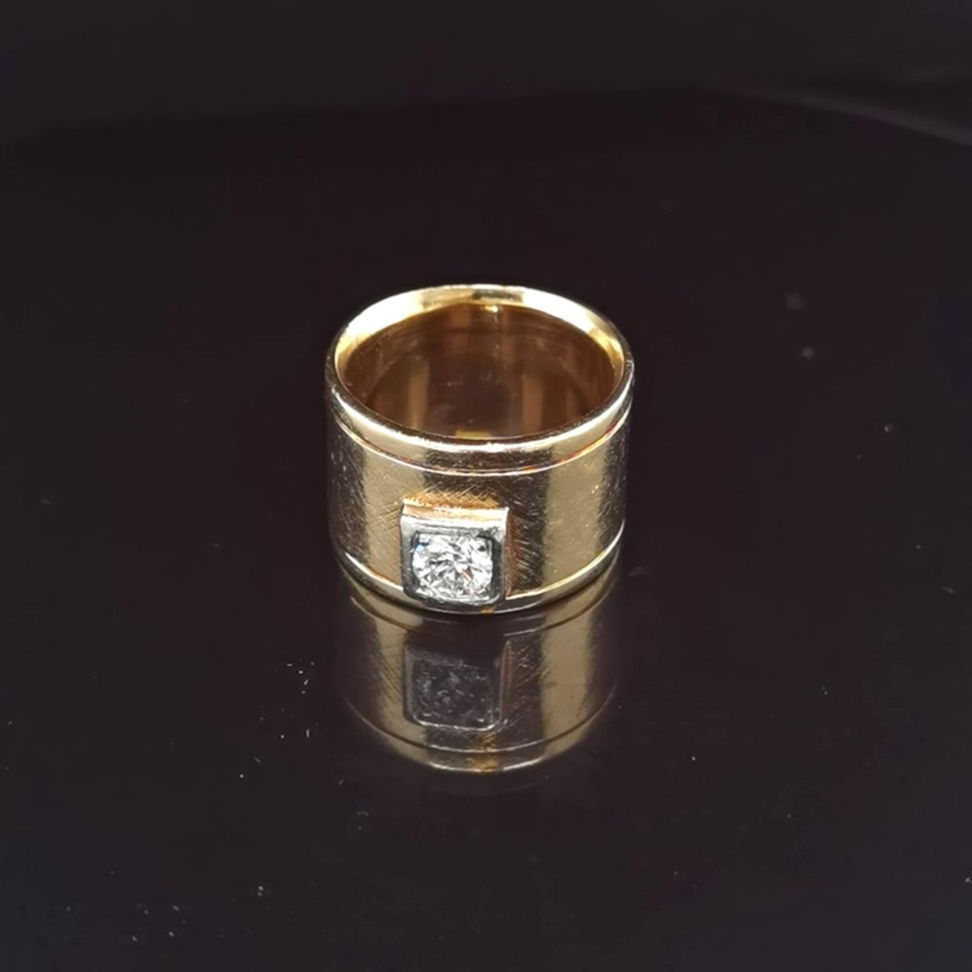 Brillant-Ring, 585 Gelbgold 14,8