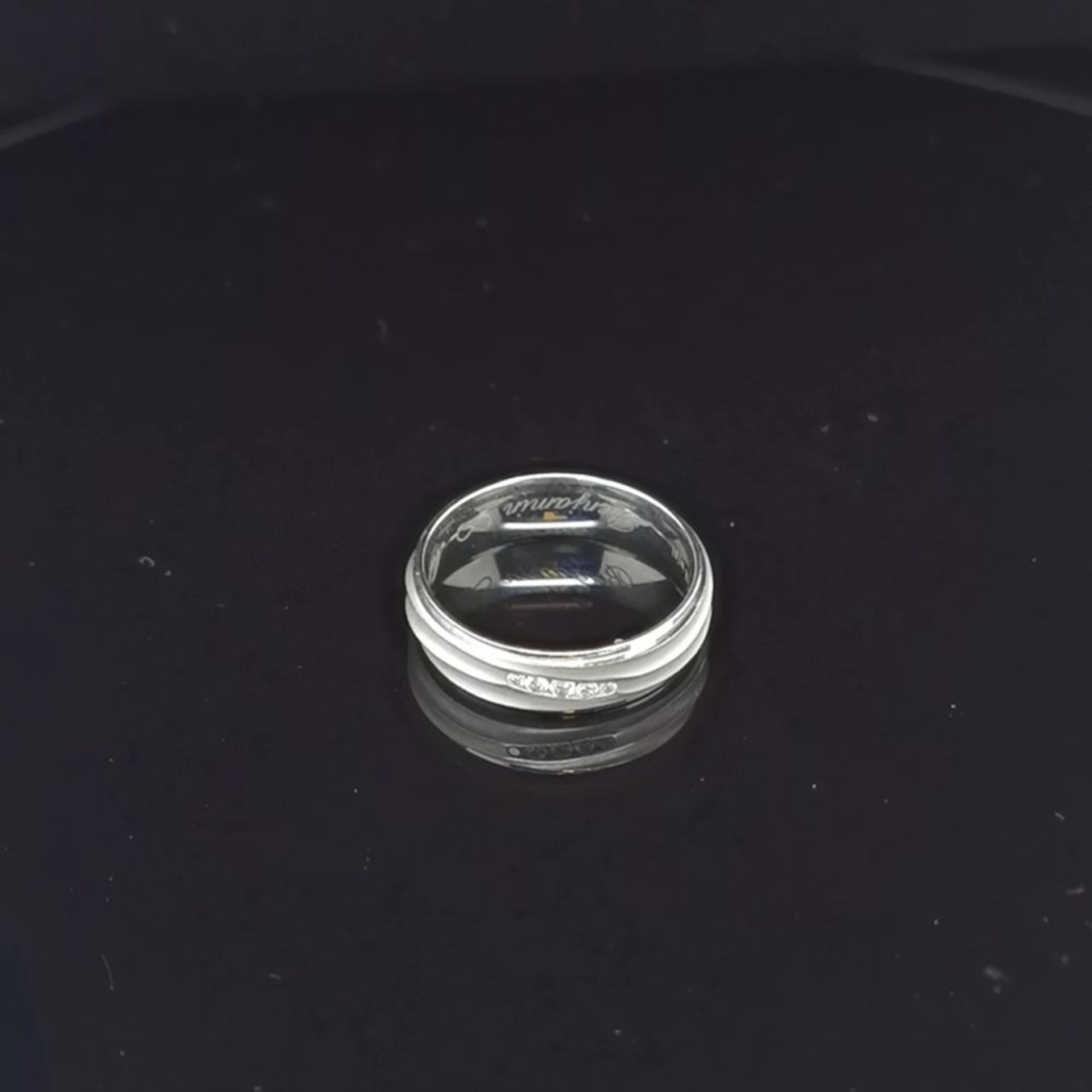Brillant-Ring, 585 Weißgold 3,8