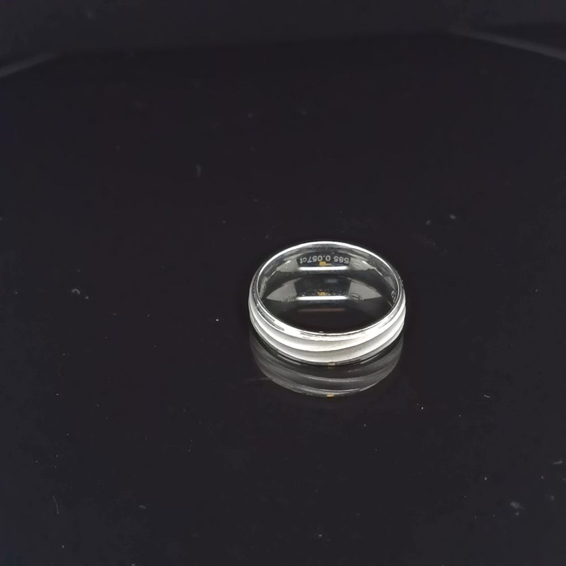 Brillant-Ring, 585 Weißgold 3,8 - Bild 3 aus 3