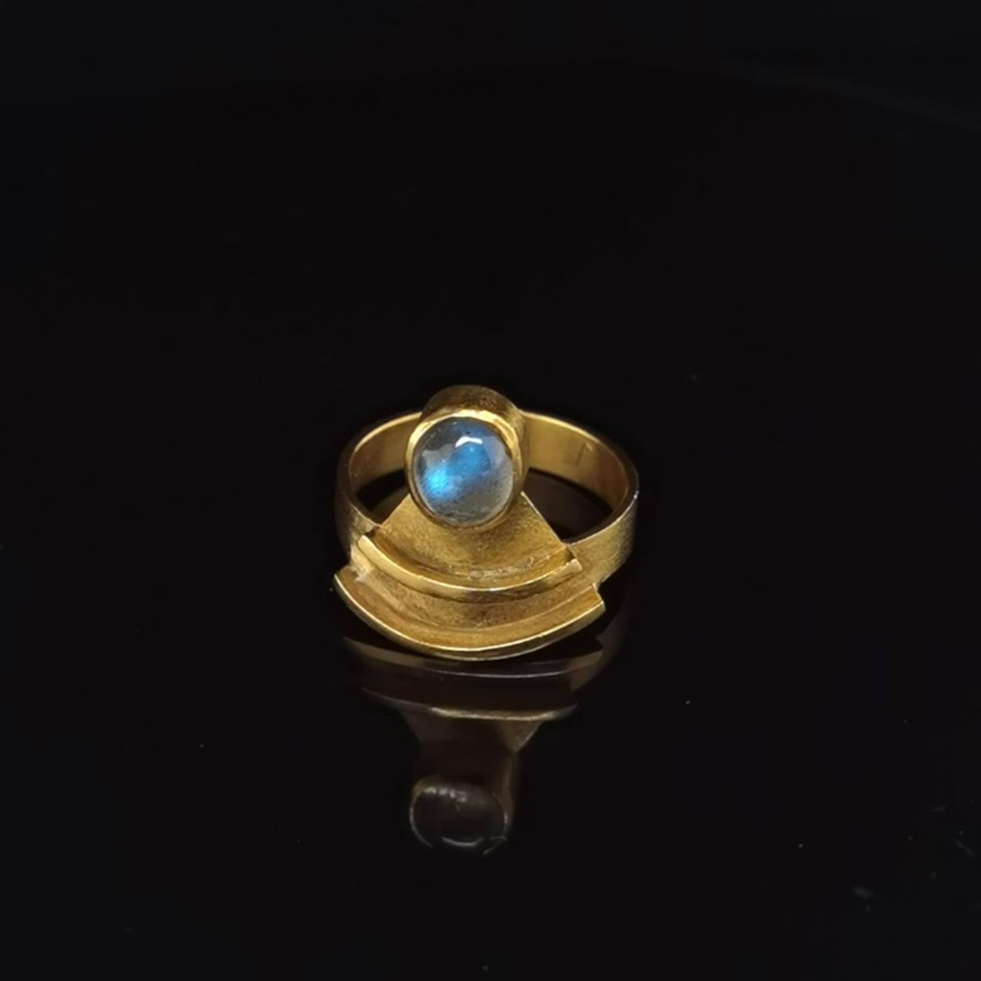 Design-Ring, 750 Gold 5,7