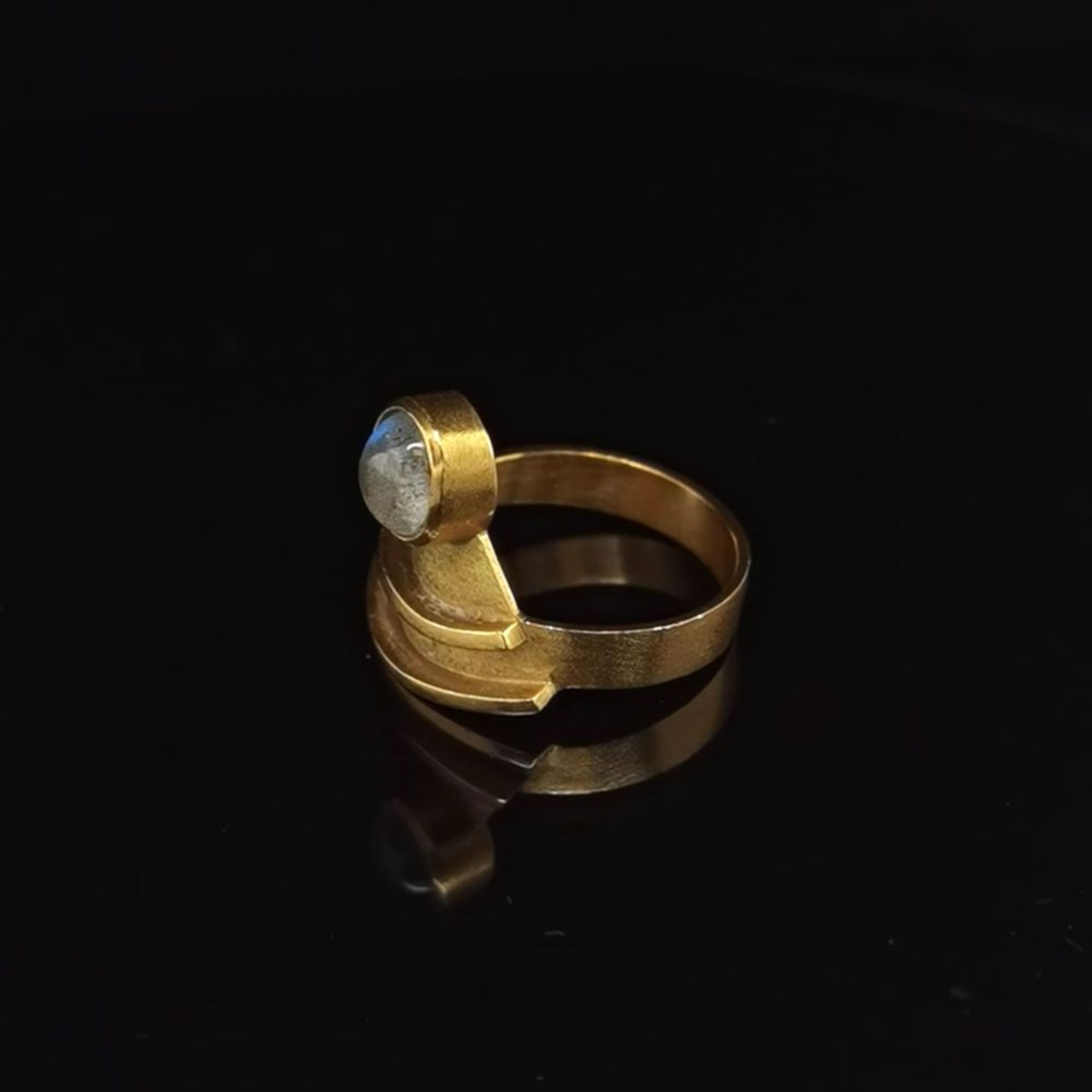 Design-Ring, 750 Gold 5,7 - Image 2 of 3