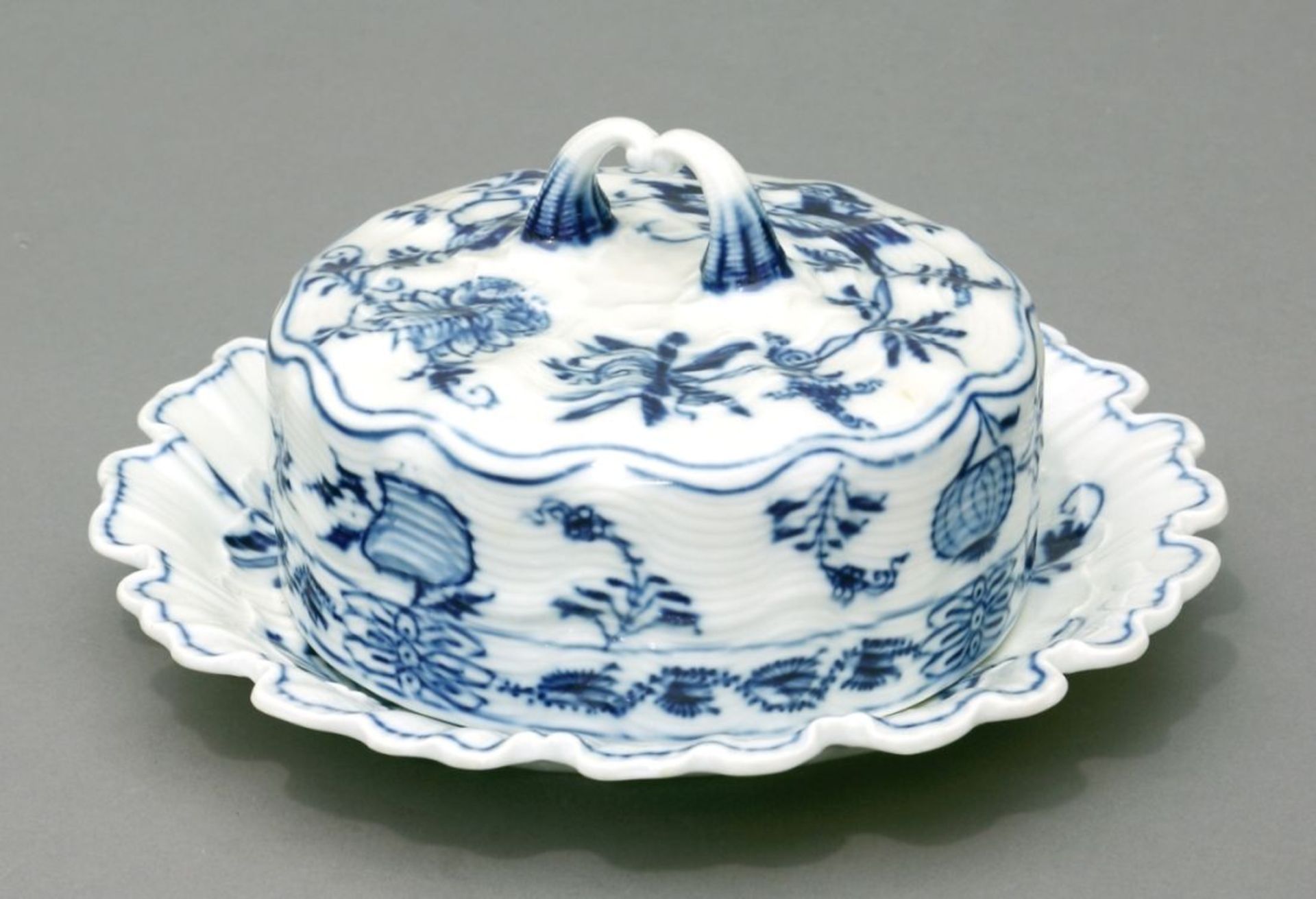 Butter- Käsedose, Meissen, 1860 - 1923