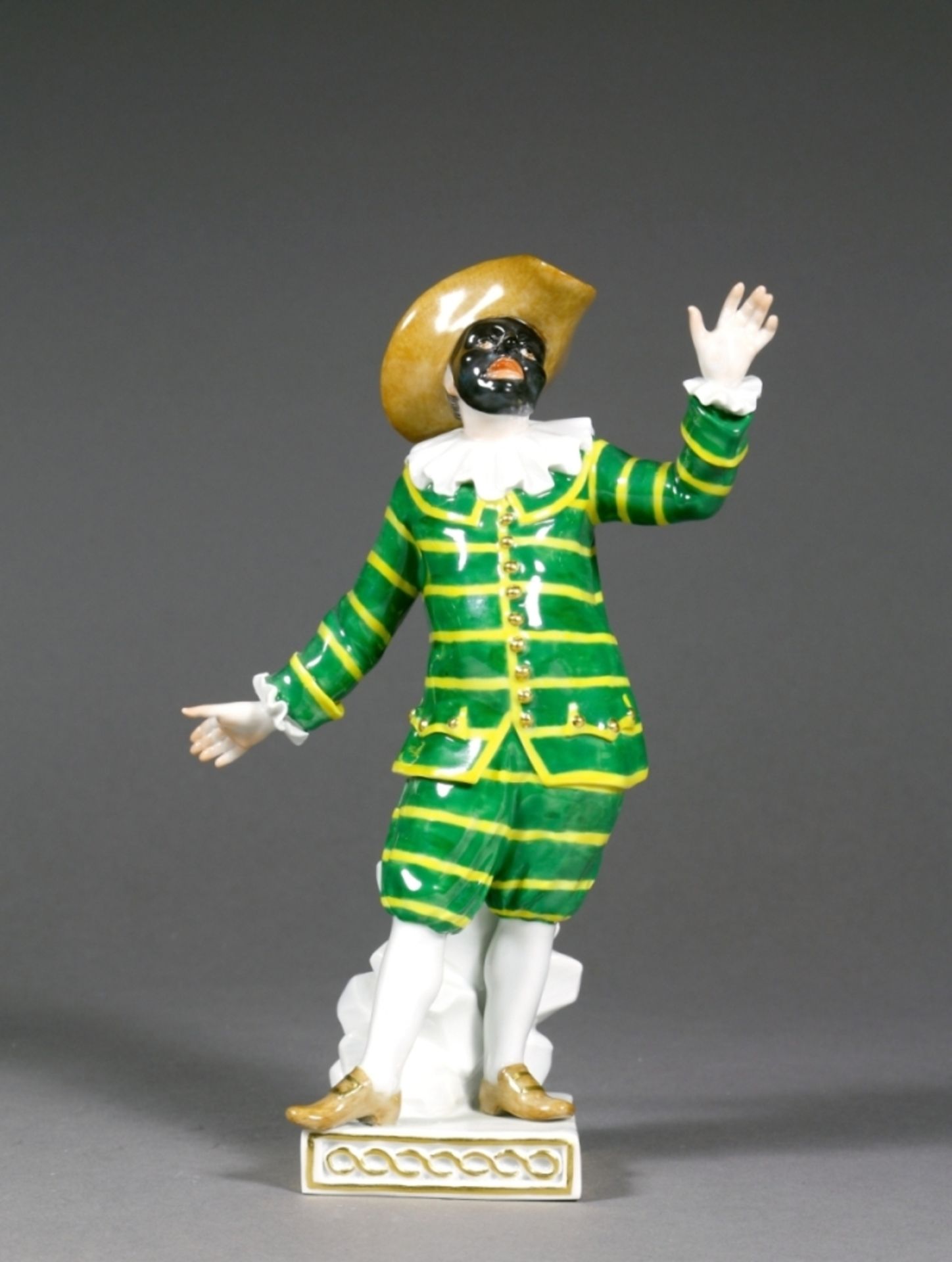 Figur, Meissen, 1980 Tartaglia. Aus