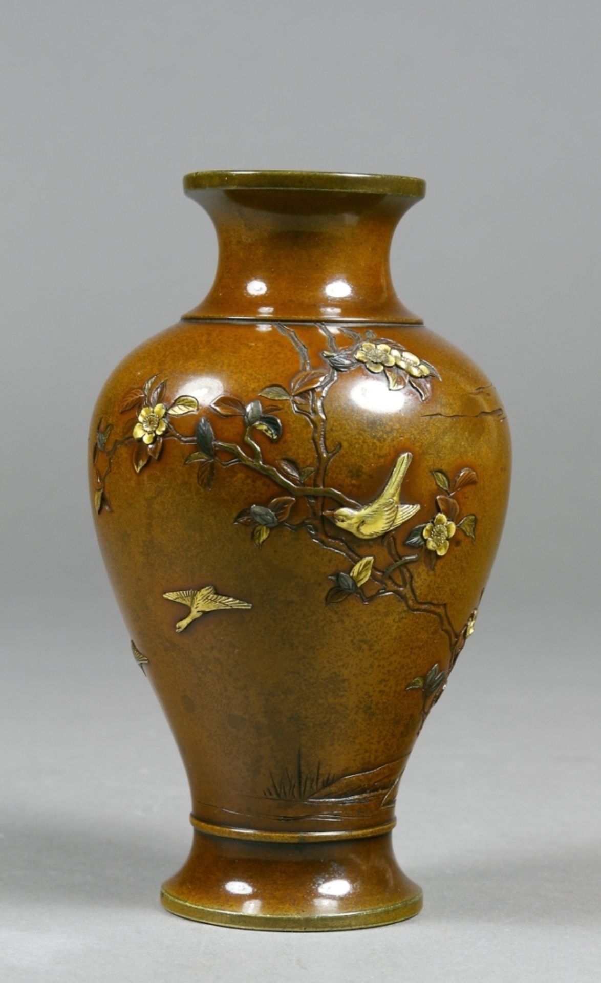 Japan, Vase, Bronze, 19. Jh.