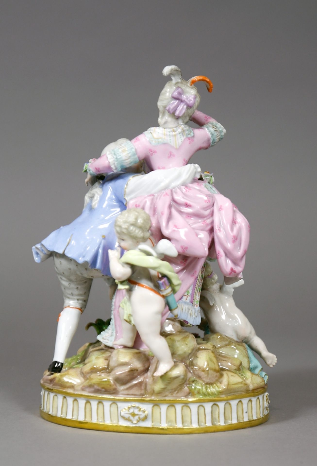 Figurengruppe, Meissen, 19. Jh. Die - Bild 2 aus 3