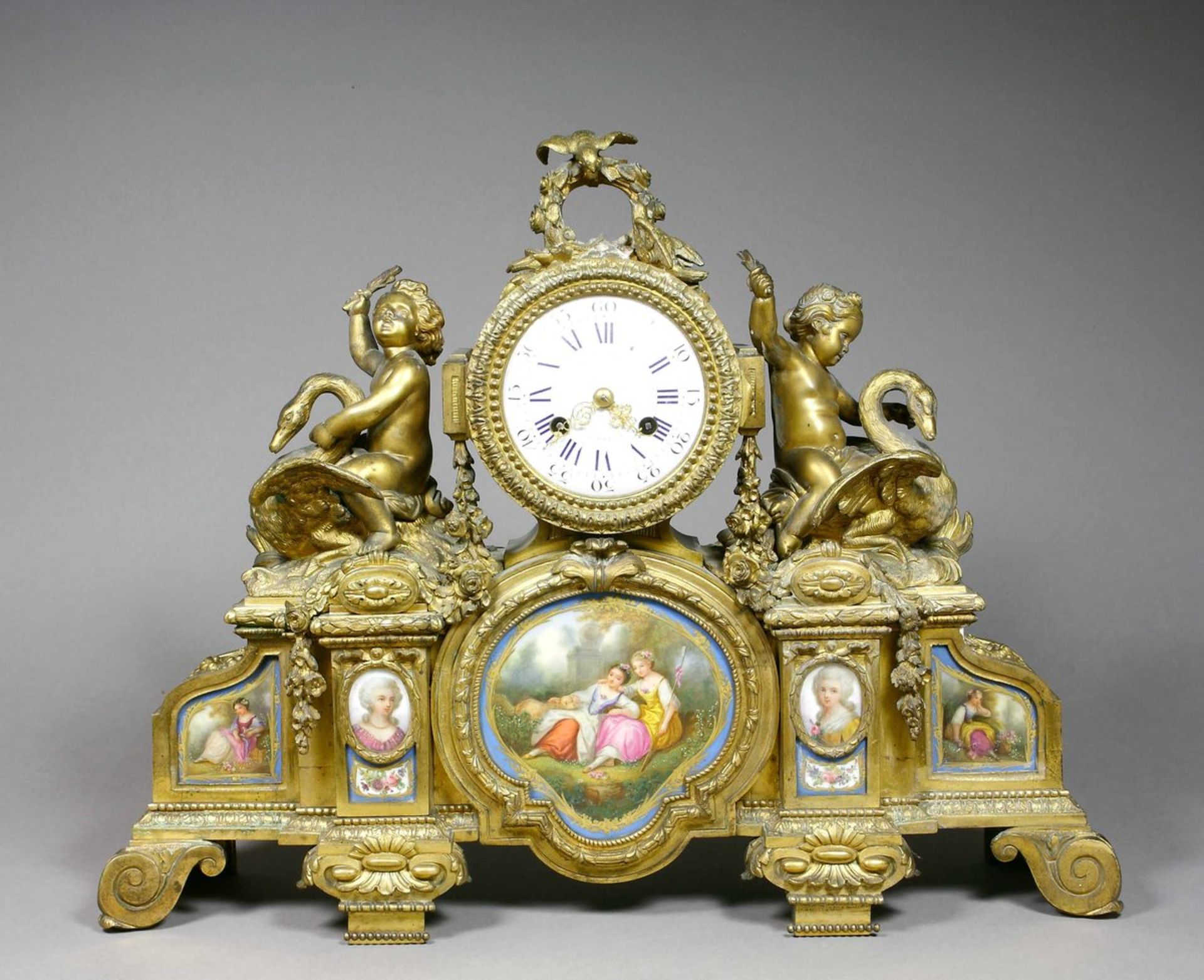 Uhr, Pendule, Bronze, Lévy Frères a