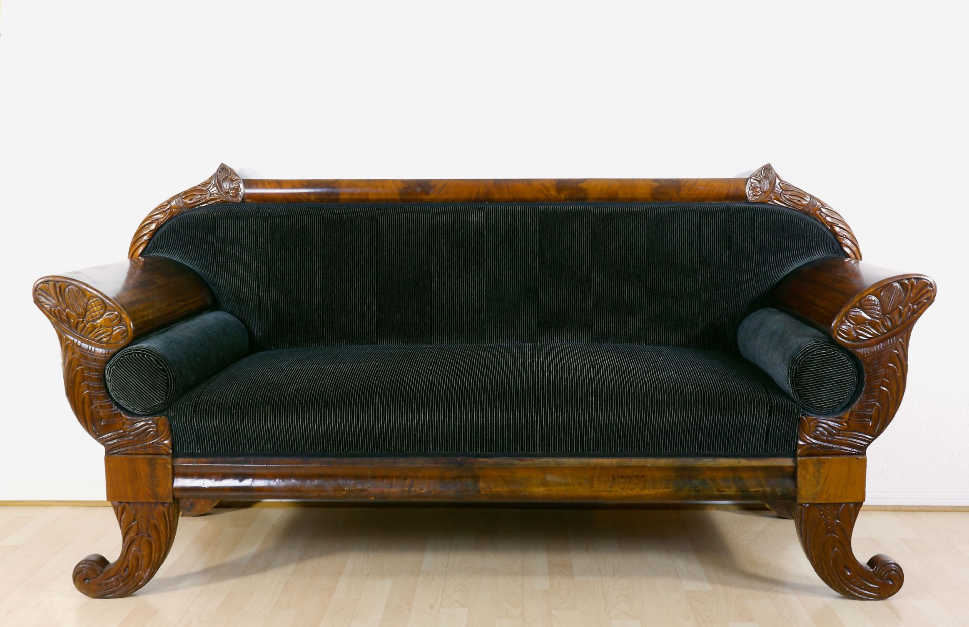 Sofa, Mahagoni, Biedermeier, um 1820