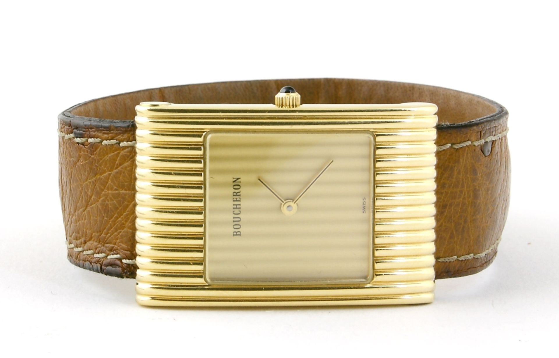 Uhr, Unisex-Armbanduhr, 750er GG.,