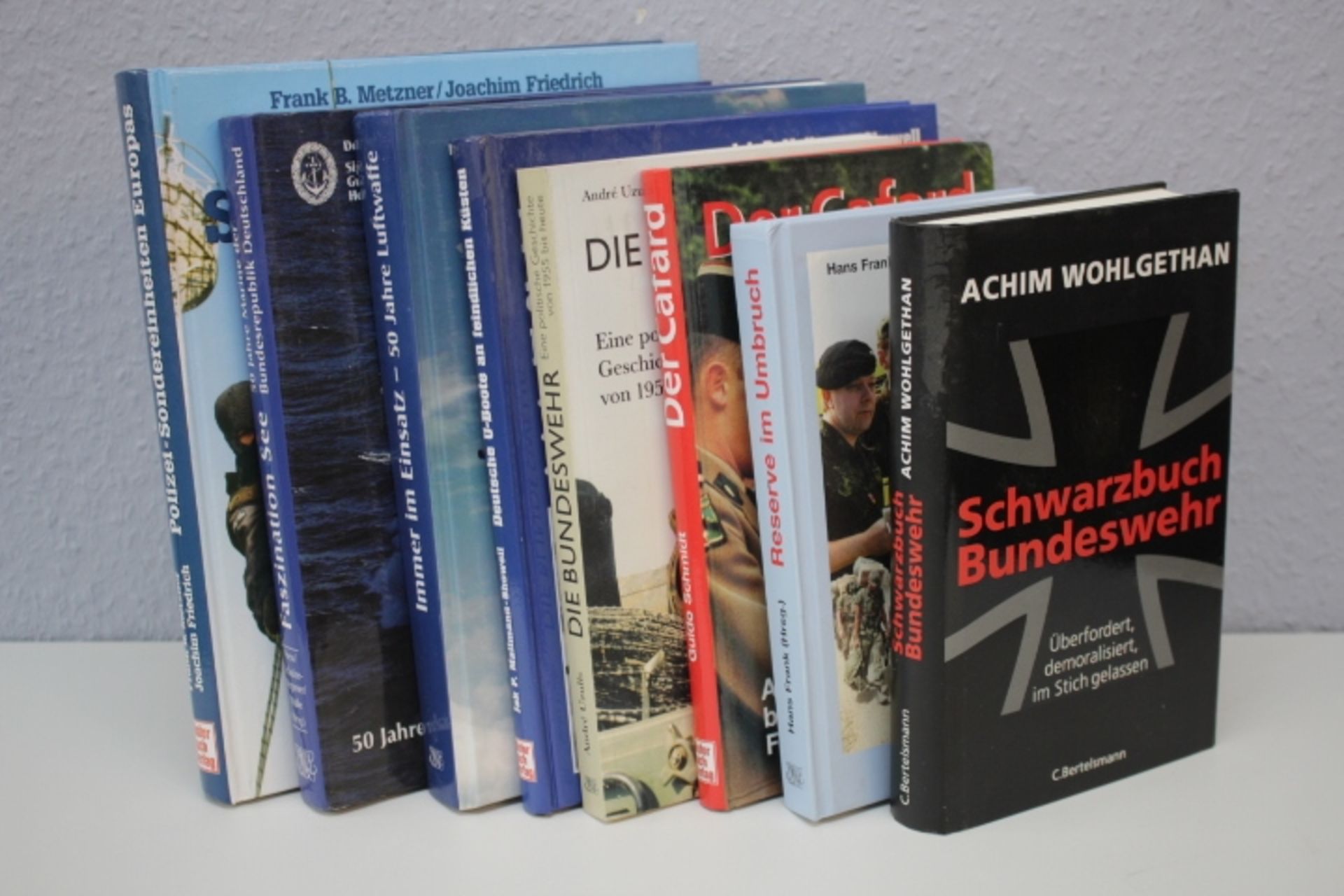 Konvolut 9 Bücher Bundeswehr ,Fremdenlegion,Marine 1. Der Chafard, Als Fallschirmjäger bei der