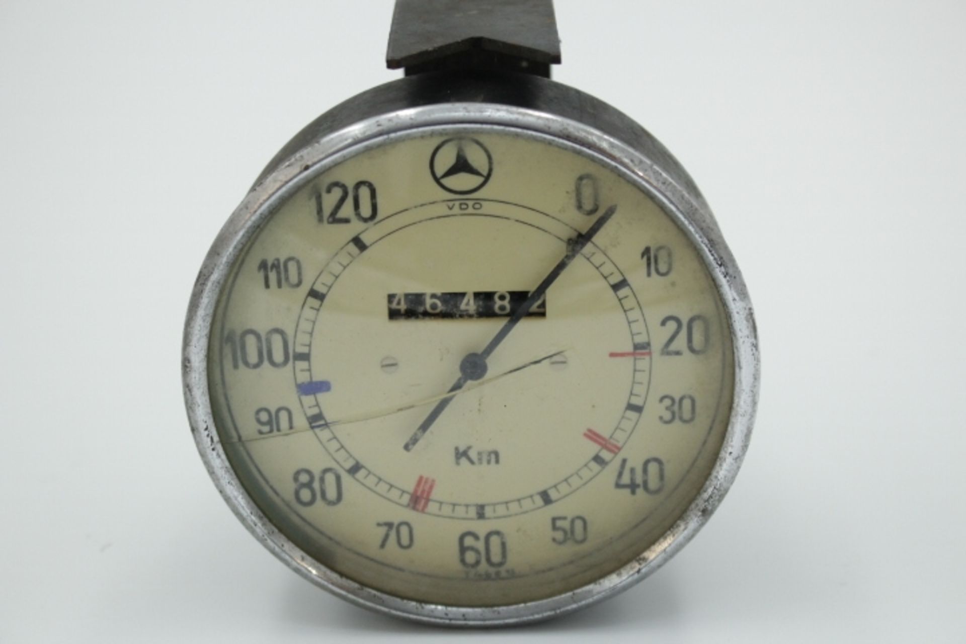 Mercedes-Benz Alter Tacho Glas hat einen Sprung wohl um 1950 Funktion nicht geprüft
