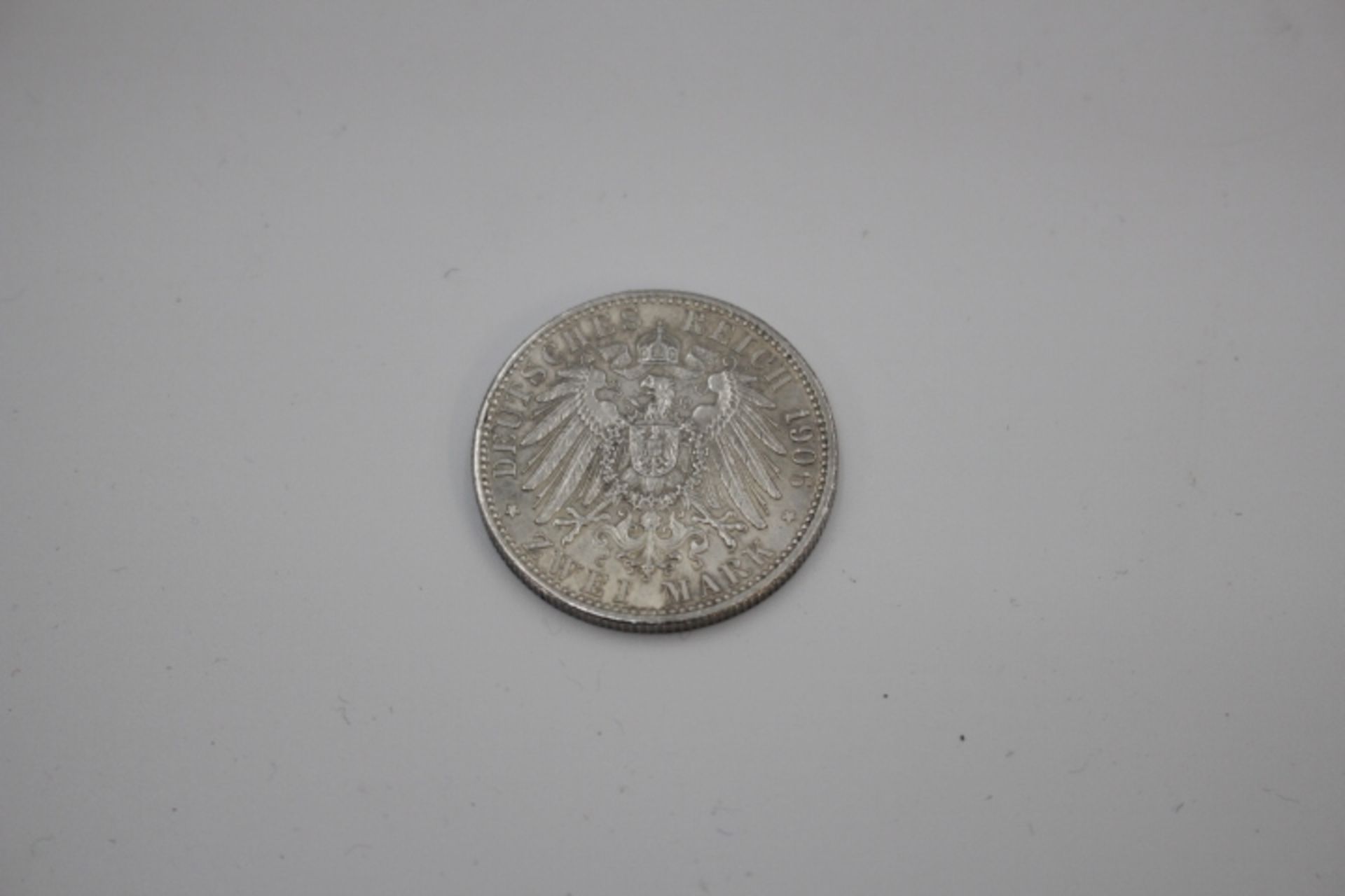 Zwei Mark Deutsches Reich Friedrich und Luise von Baden 1856 - 1906 Selten - Bild 2 aus 3