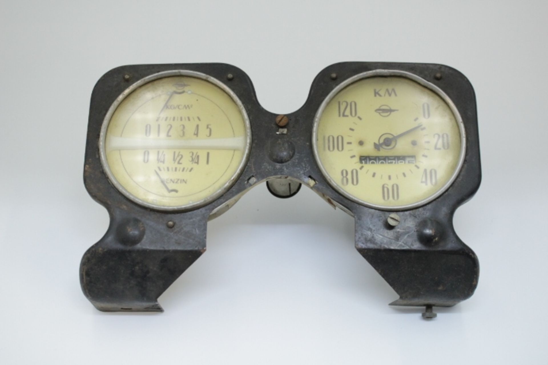 Kombinations Instrument wohl Opel Tankanzeige / Tachometer um 1940 Funktion nicht Geprüft