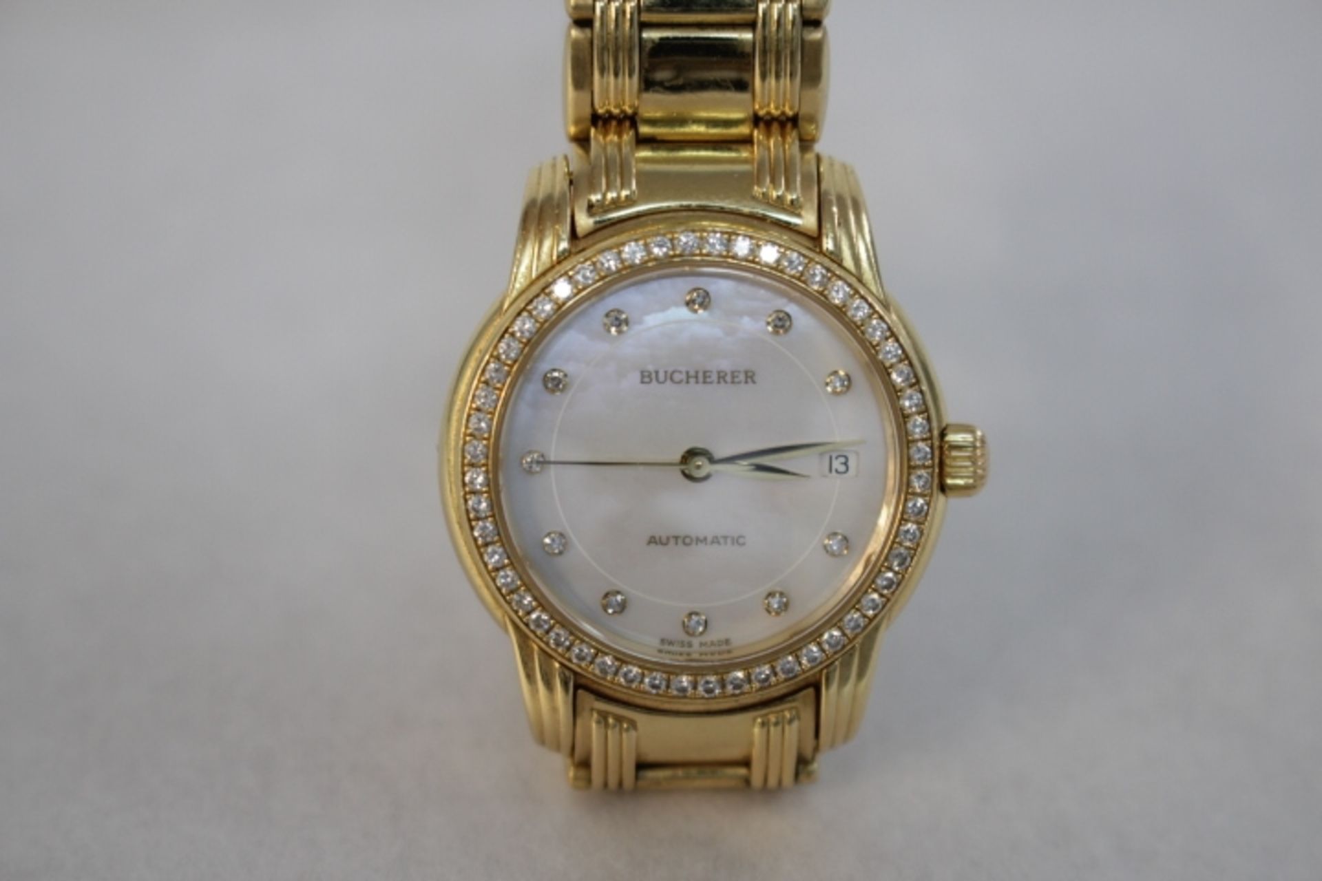 Bucherer 750/18K GG Damenarmbanduhr >>