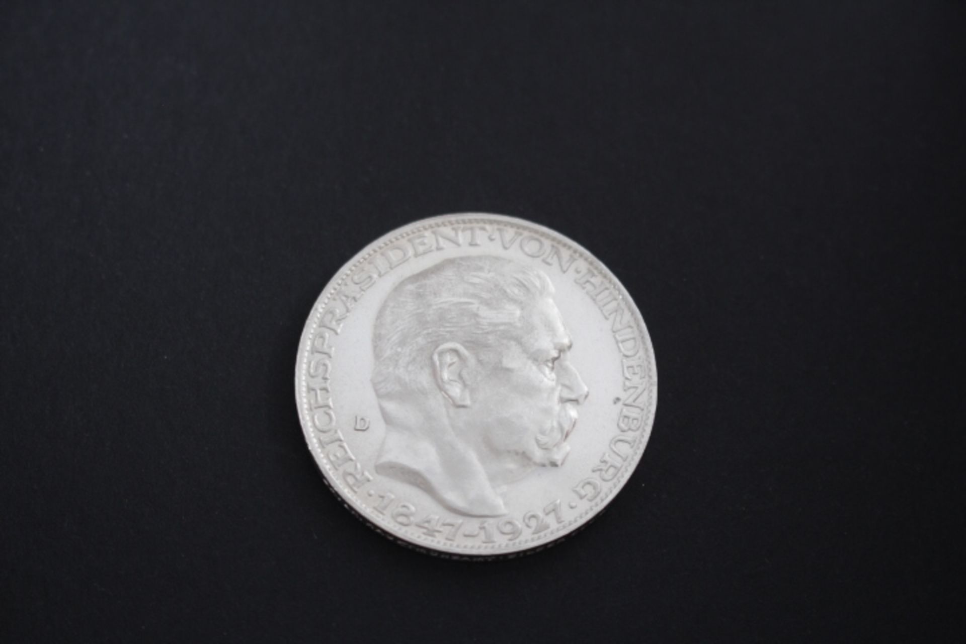 Silber-Medaille Reichspräsident Paul v.Hindenburg