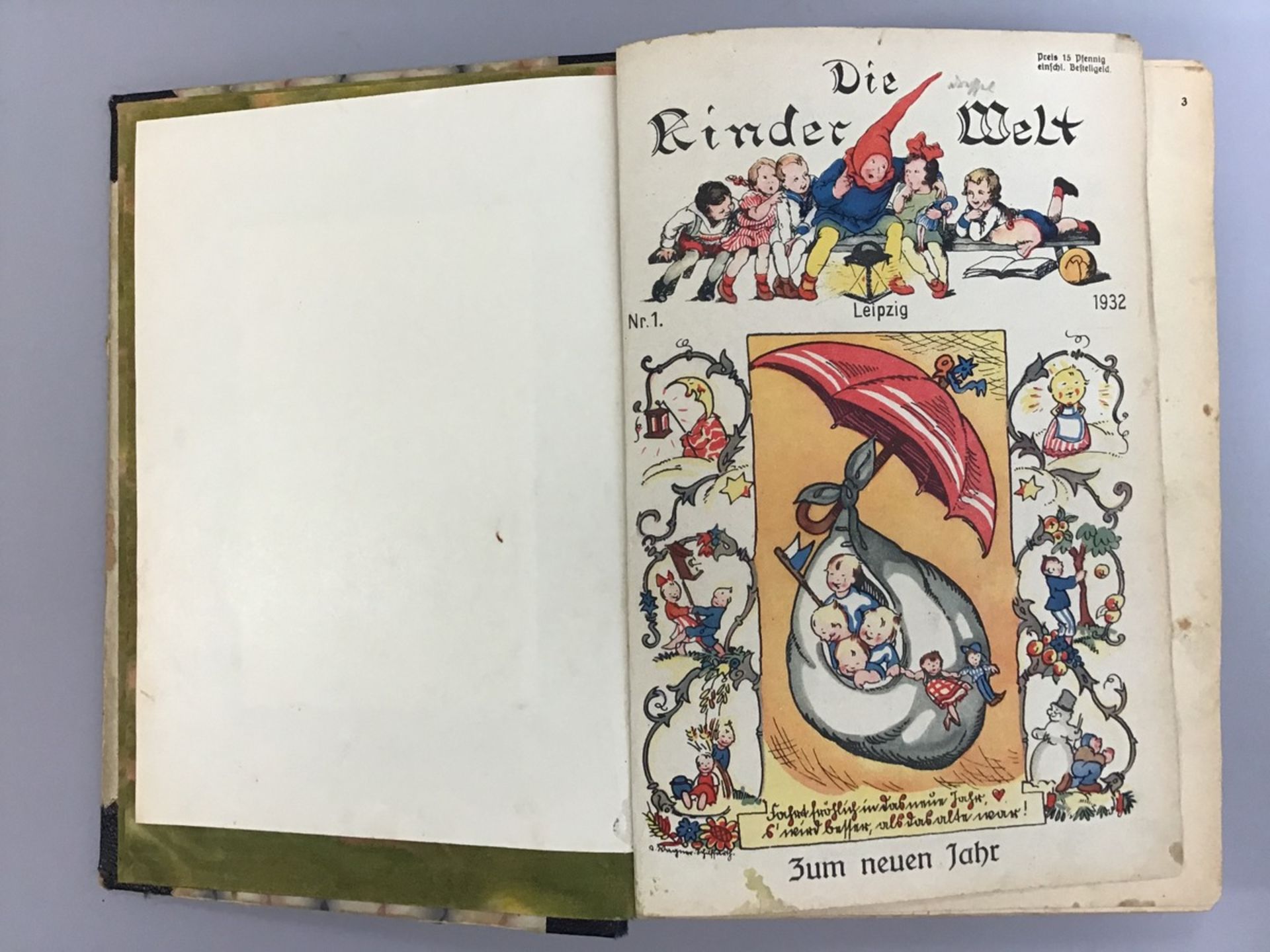 "Die Kinder-Welt", gebundene Zeitschrift 1932 1-26 und 1933 1-25 in einem Band, gebraucht, in