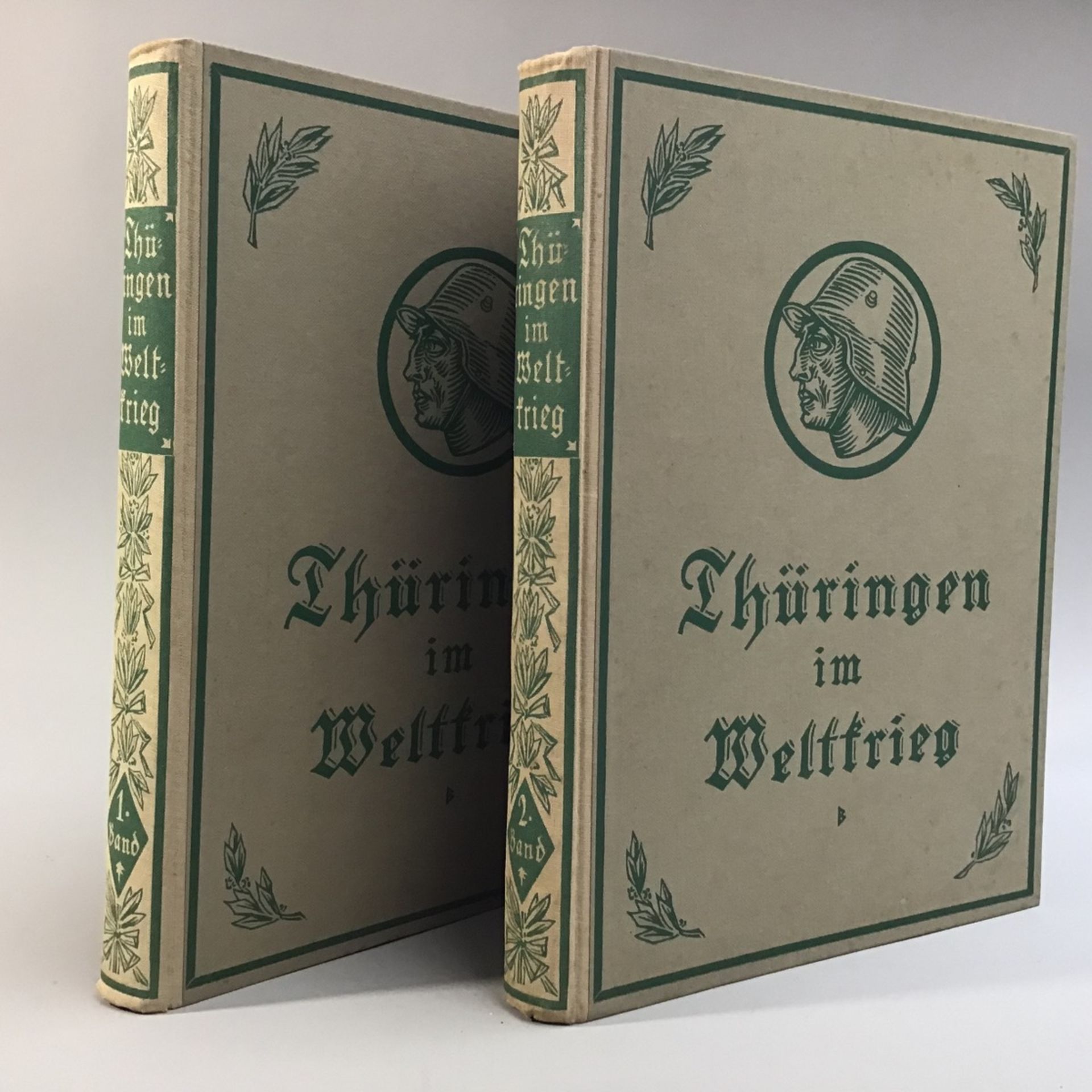 "Thüringen im Weltkrieg", I.u.II.Bd., Verlag d. Literaturwerke " Minerva" Lippold Lpz., 1921, in