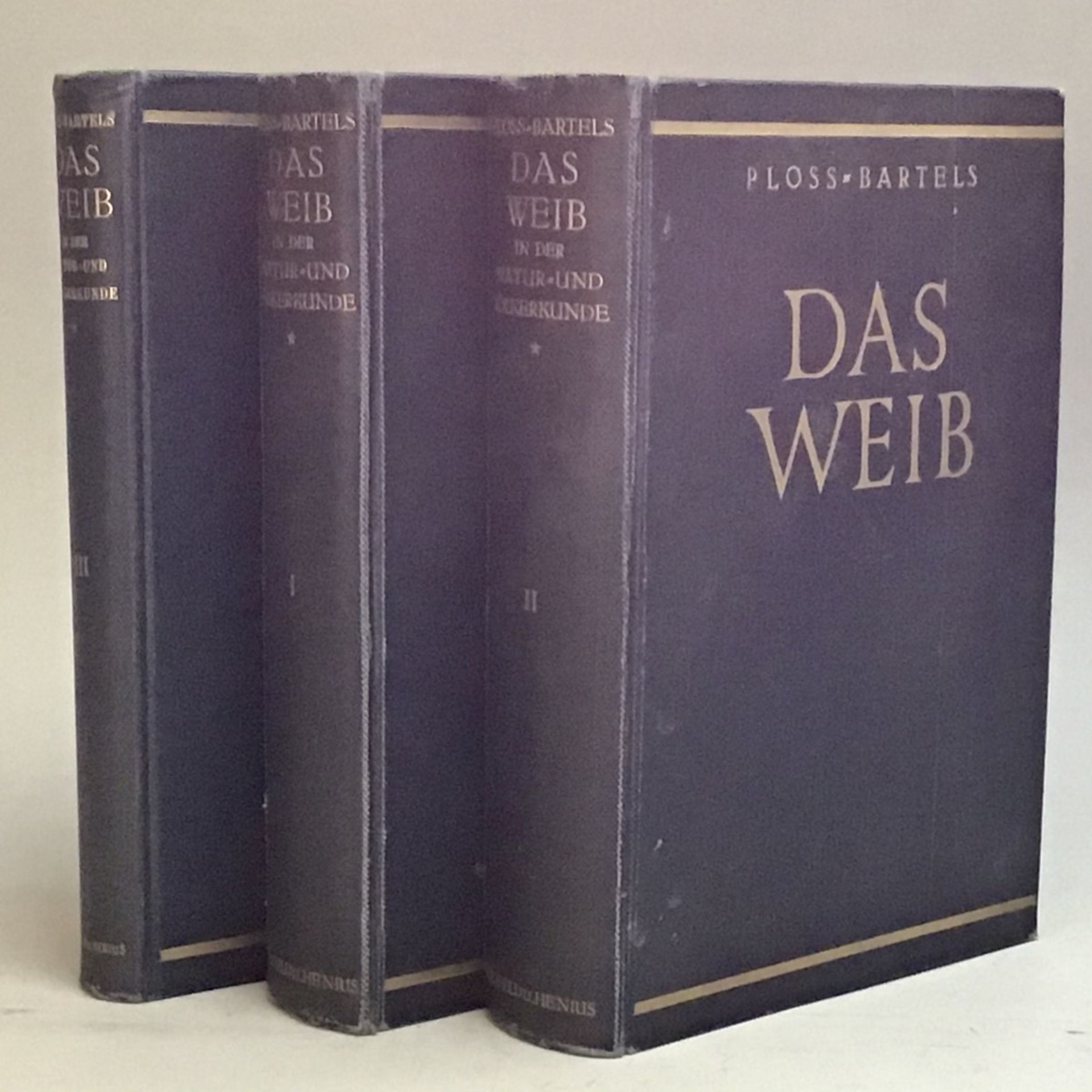 ,,DAS WEIB in der Natur- und Völkerkunde", Anthropologische Studien von Weiland Dr. Heinrich Ploss