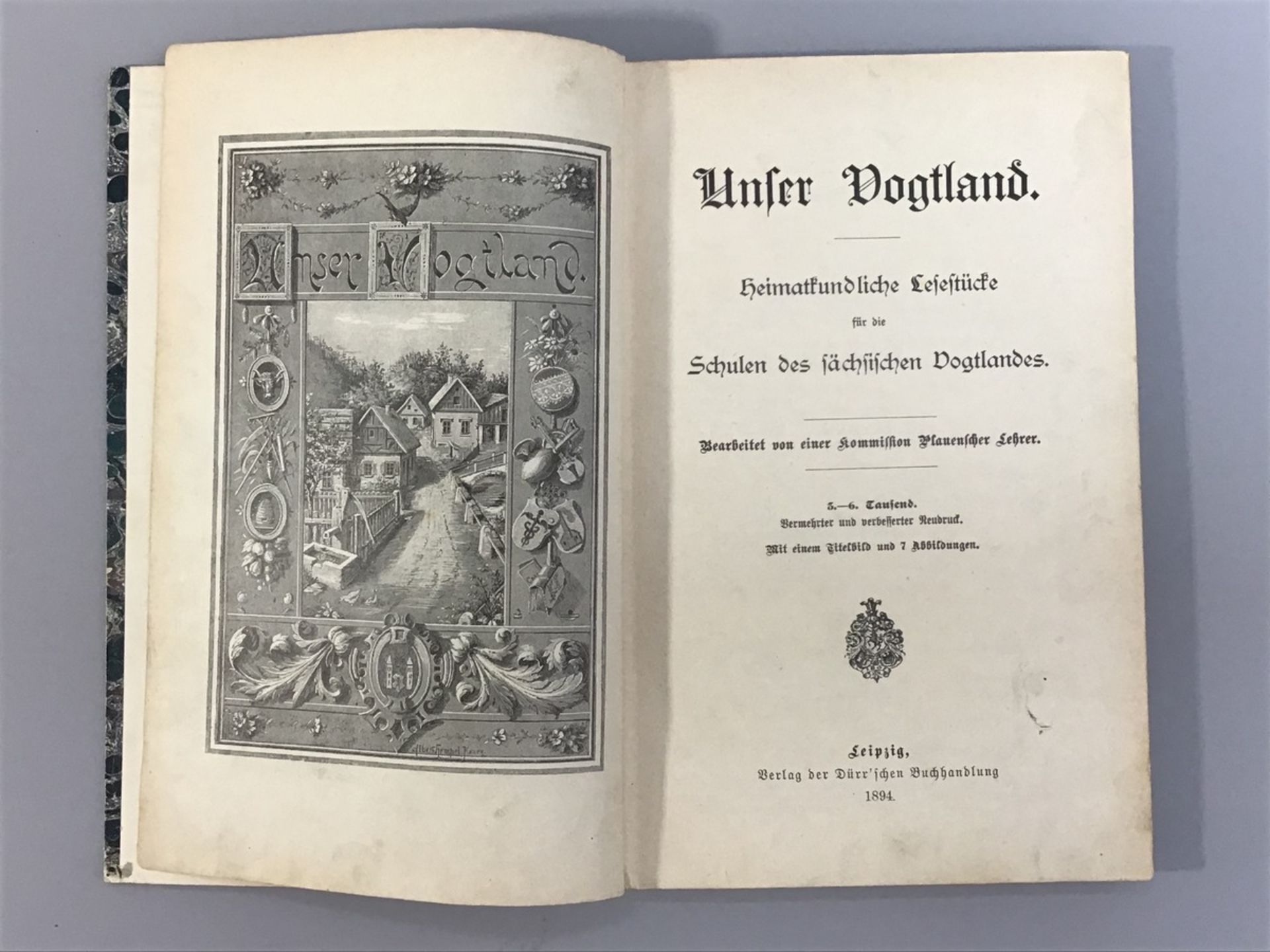 "Unser Vogtland", Heimatliche Lesestücke f.d. Schulen des sächs. Vogtl., bearb. v. einer