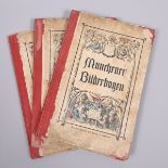 Drei "Münchener Bilderbogen", Verlag von Braun & Schneider, München, um 1880, mit zahlreichen,
