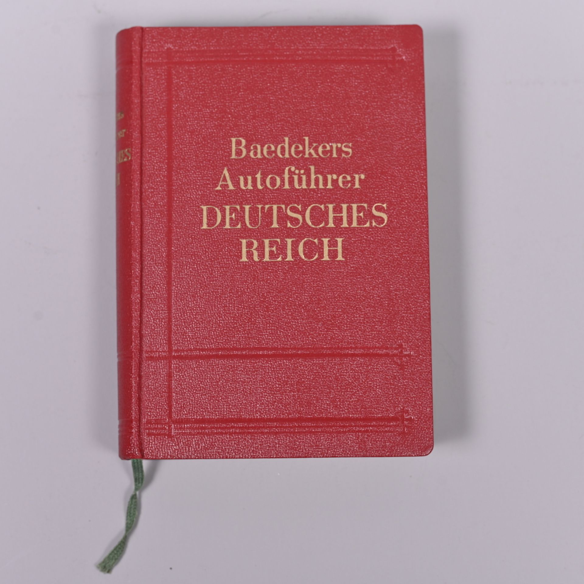 Baedekers Autoführer DEUTSCHES REICH Band 1, Leipzig Karl Baedeker 1938, 1a Zustand mit allen
