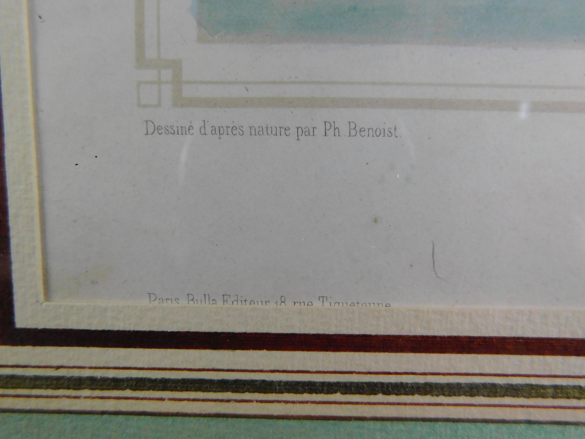 J. Jacottet nach Ph.Benoist, Royaume de Naples, kol. Lithographie 2.H.19.Jhdt., Motiv 32 x 24 cm - Image 3 of 4