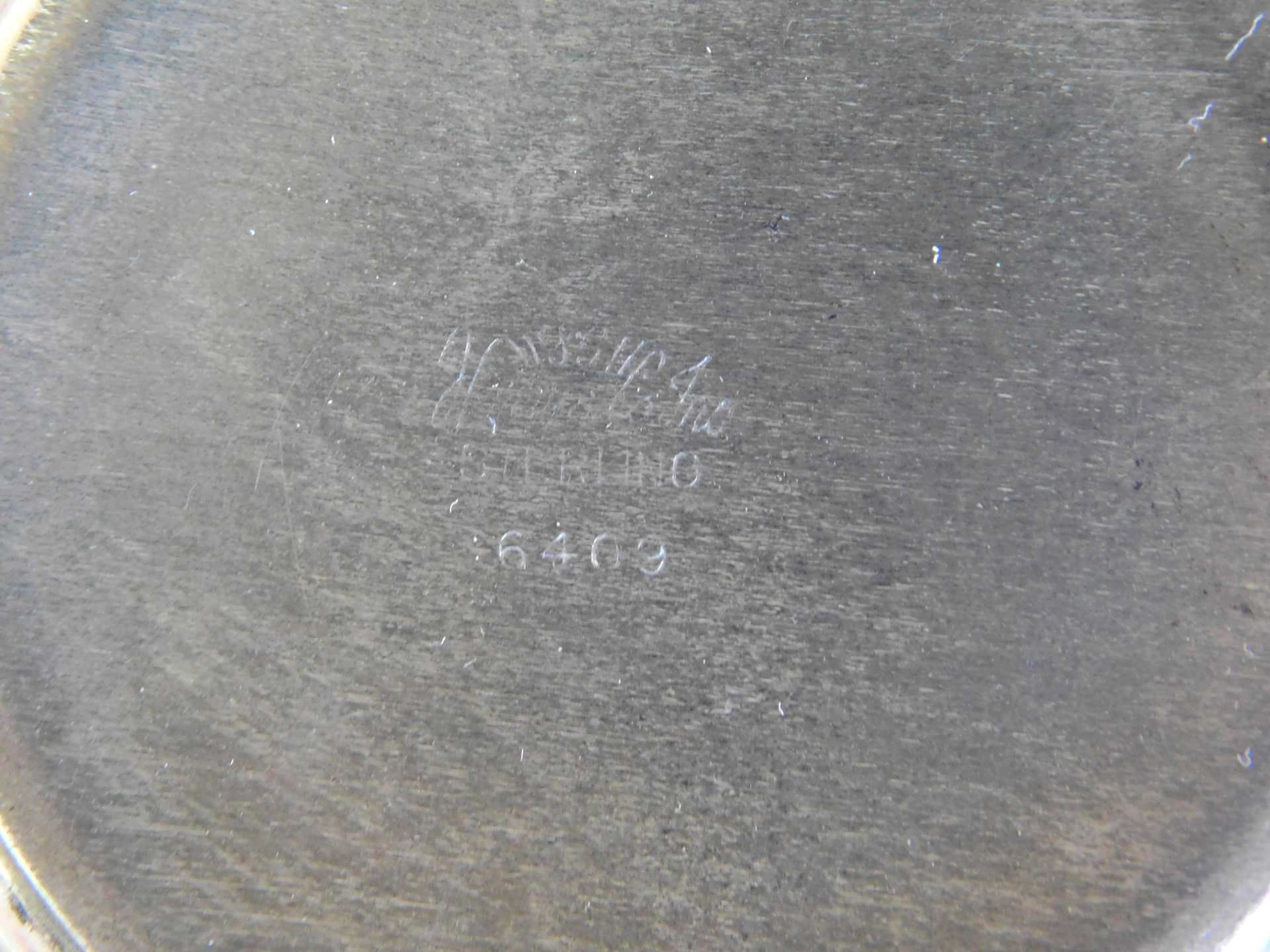 Tasse, Sterling Silber 925, gepunzt H.Gray co. inc., Nr 6409, Gewicht 68 g, Höhe 6 cm, Ø 7 cm, - Bild 4 aus 5