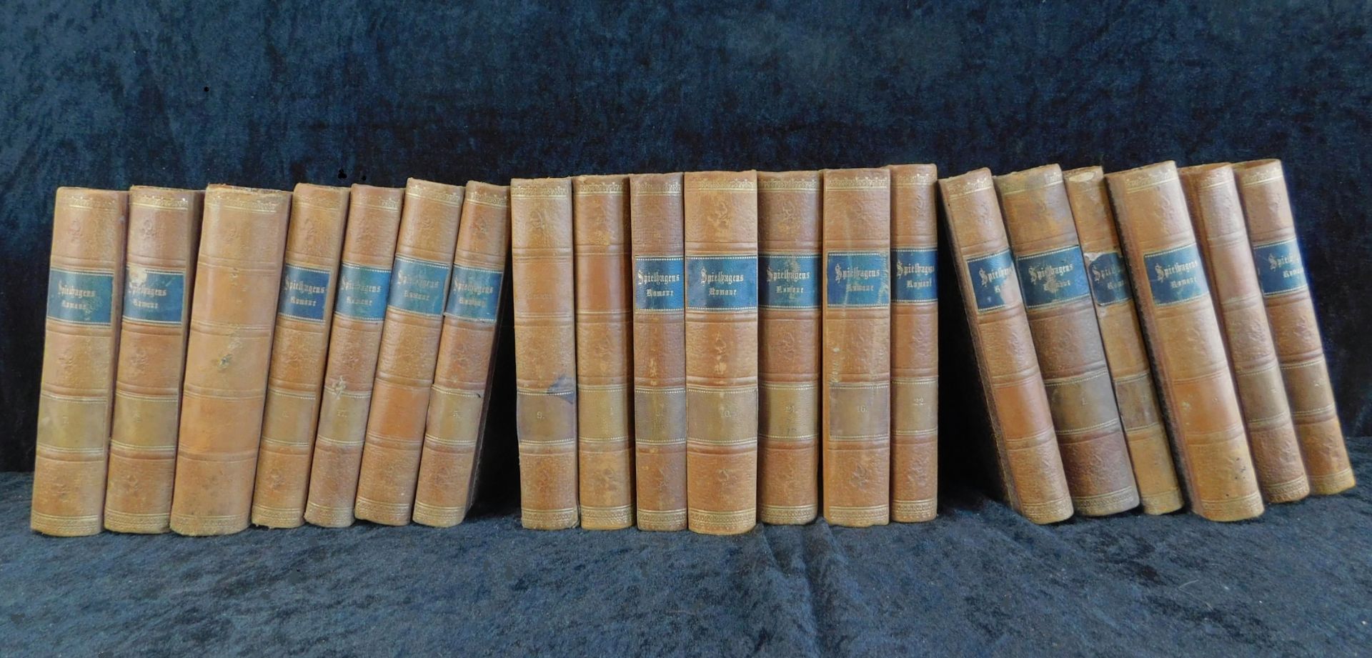 Friedrich Spielhagens sämtl. Romane, 20 Bände, Verlag v. L. Staakmann, Leipzig 1901