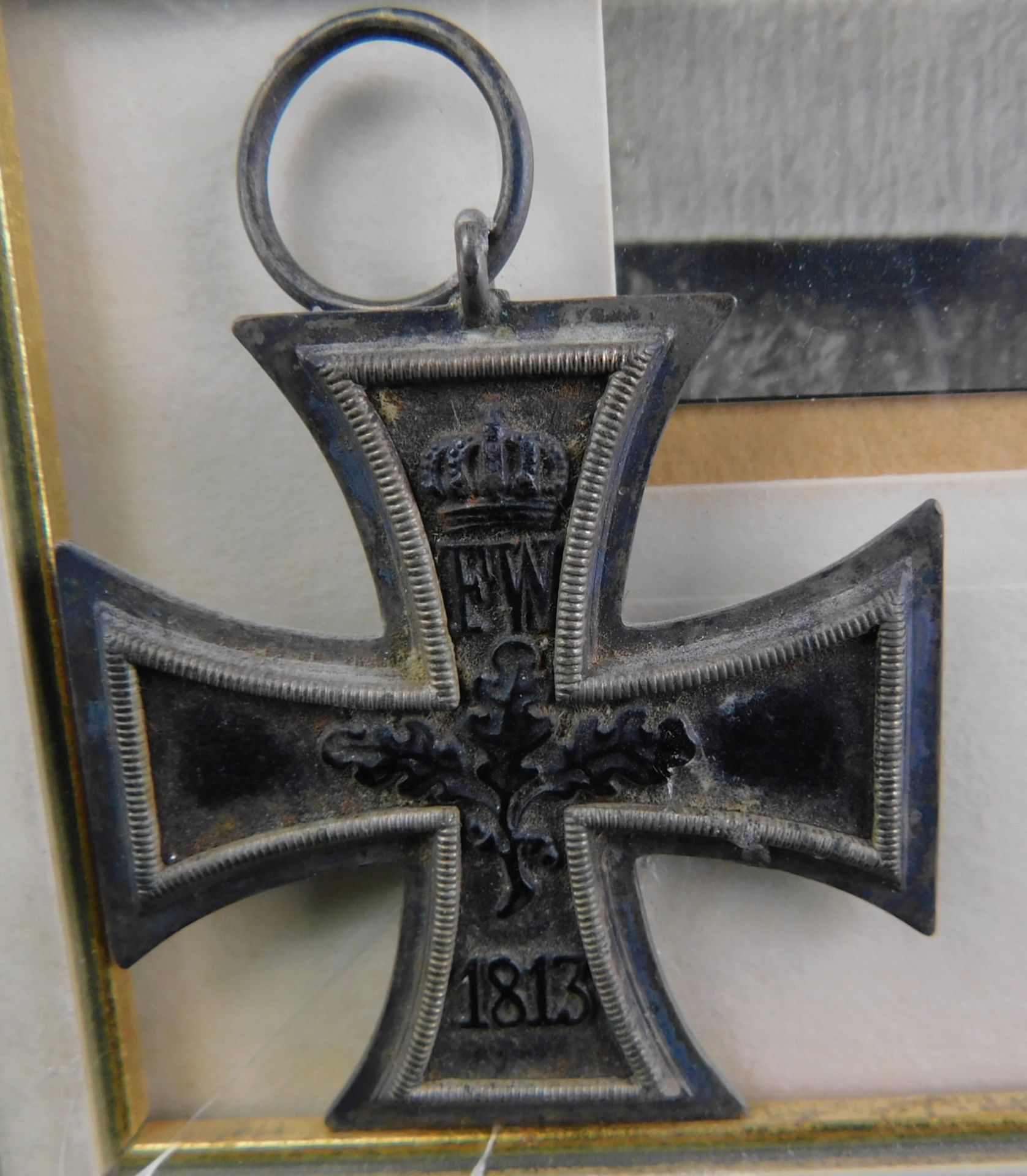 Eiserens Kreuz 1813/1914, Ehrenkreuz f. Frontkämpfer 1914-18/1935, m. Urkunde, Andenken-Medaill - Image 3 of 5