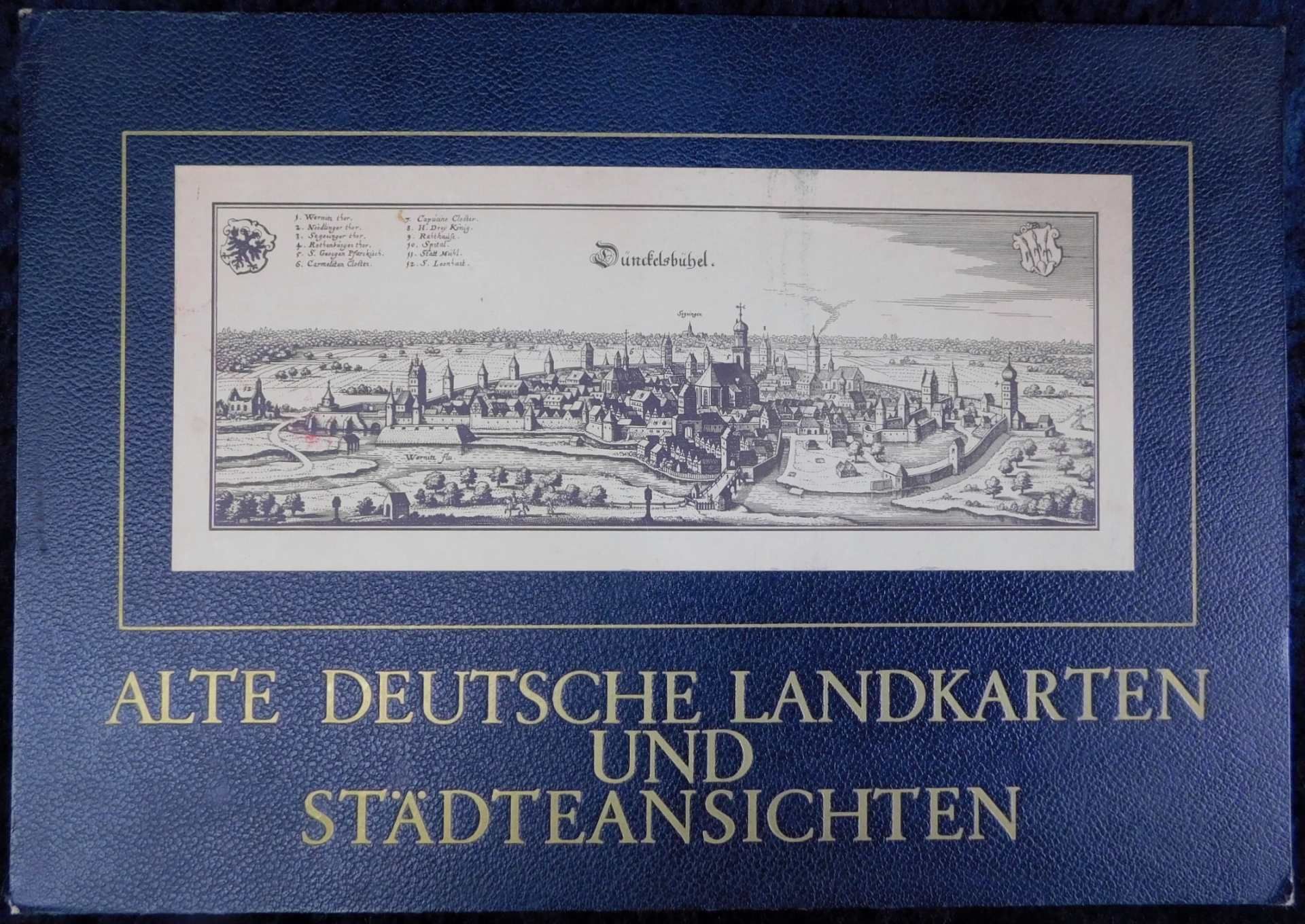 Sammelbox "Alte deutsche Landkarten u. Städteansichten", Bertelsmann Verlag, 1969Nich