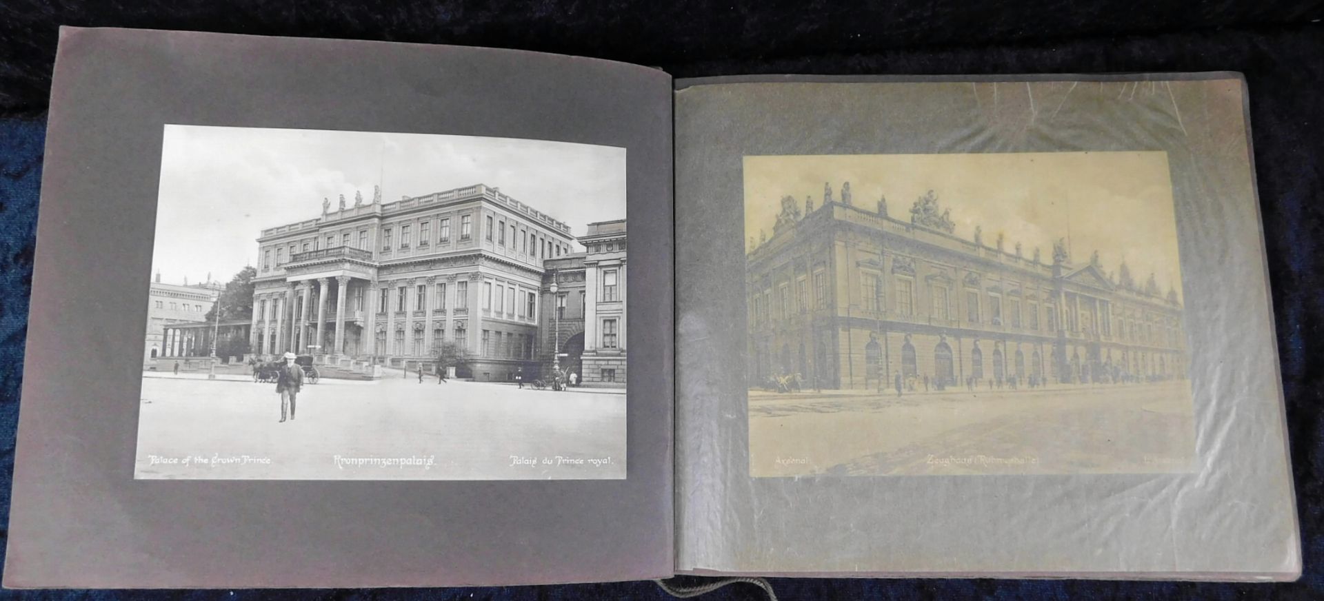 Album von Berlin, Charlottenburg u. Potsdam, um 1900, mit Fotokarten herausragender Bauwerke, 28 - Bild 3 aus 3