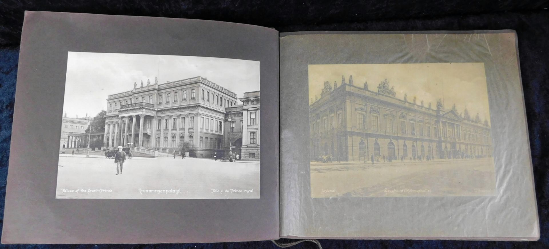 Album von Berlin, Charlottenburg u. Potsdam, um 1900, mit Fotokarten herausragender Bauwerke, 28 - Image 3 of 3