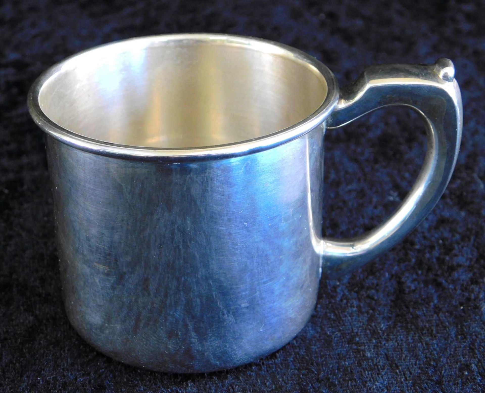 Tasse, Sterling Silber 925, gepunzt H.Gray co. inc., Nr 6409, Gewicht 68 g, Höhe 6 cm, Ø 7 cm, - Bild 2 aus 5