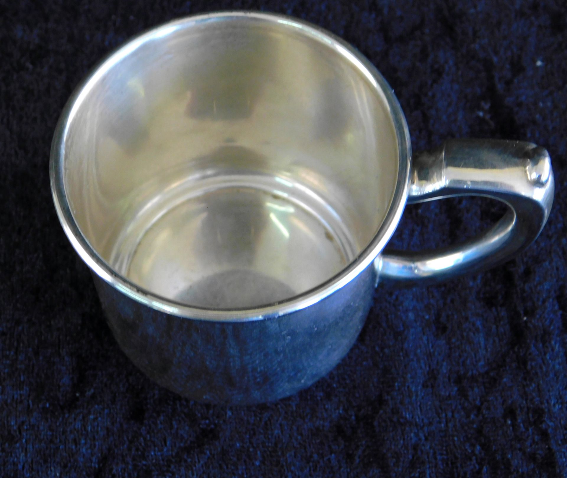 Tasse, Sterling Silber 925, gepunzt H.Gray co. inc., Nr 6409, Gewicht 68 g, Höhe 6 cm, Ø 7 cm, - Bild 3 aus 5