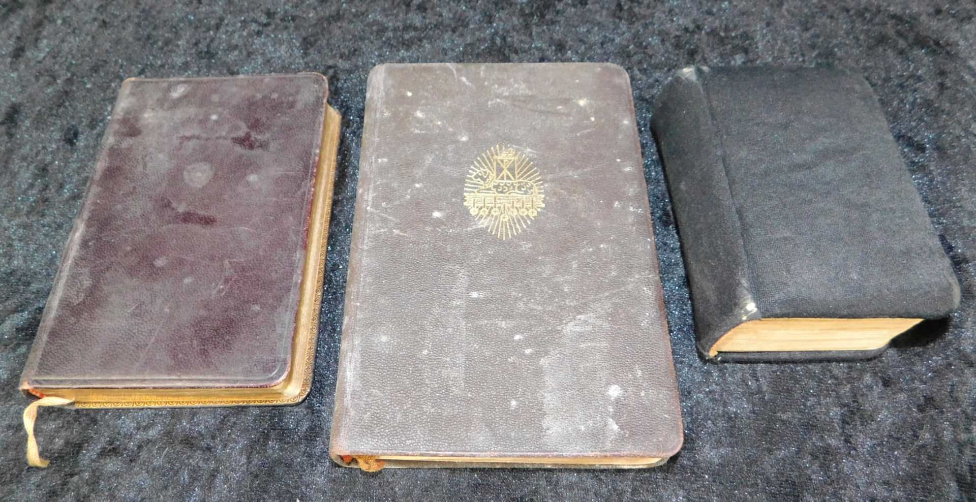 3 Gebetbücher, Nachf. Christi, 1912, Gebet u. gesangbuch Erzbistum Köln, 1935, Kath. Gebetbuch