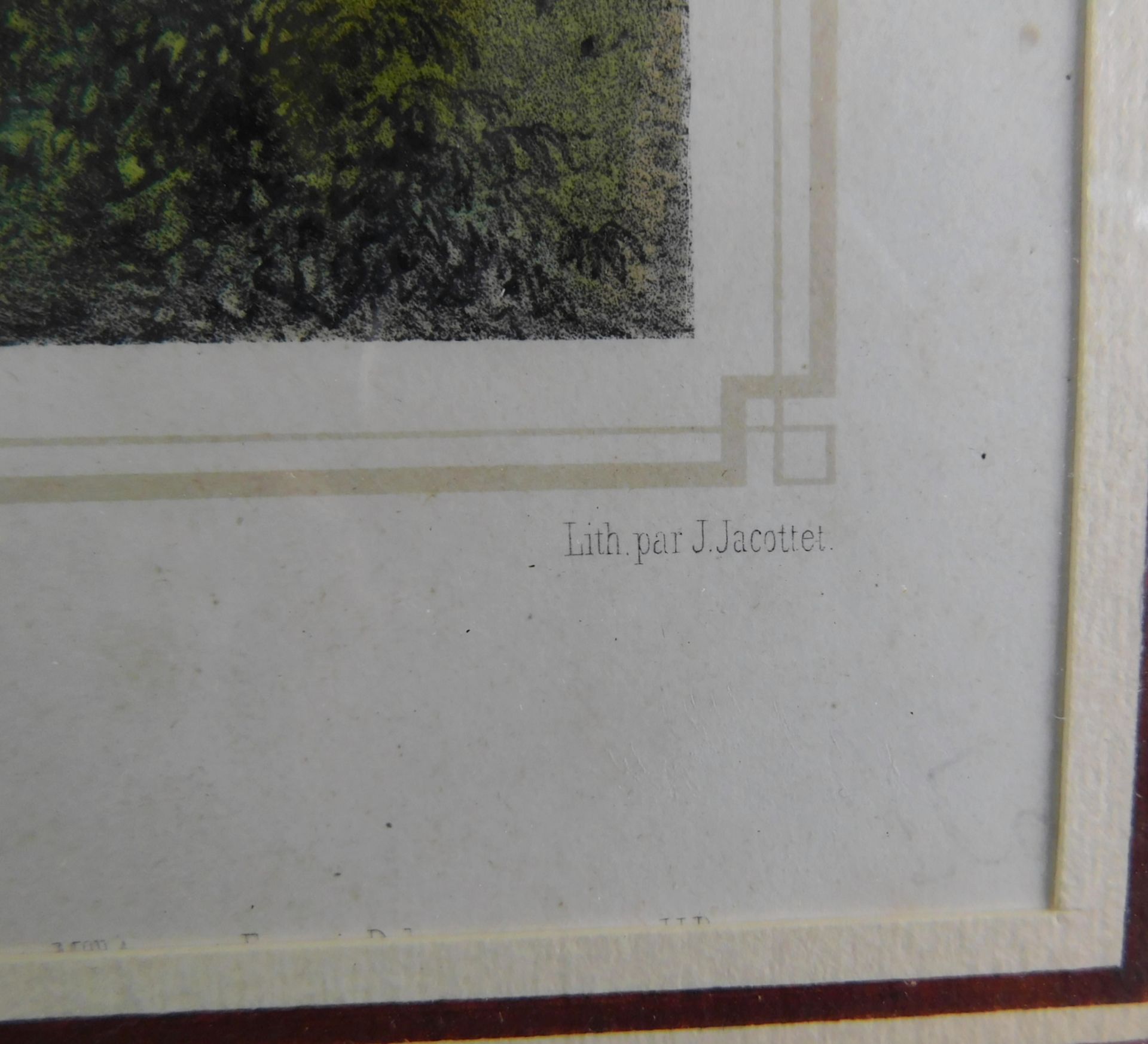 J. Jacottet nach Ph.Benoist, Royaume de Naples, kol. Lithographie 2.H.19.Jhdt., Motiv 32 x 24 cm - Image 4 of 4