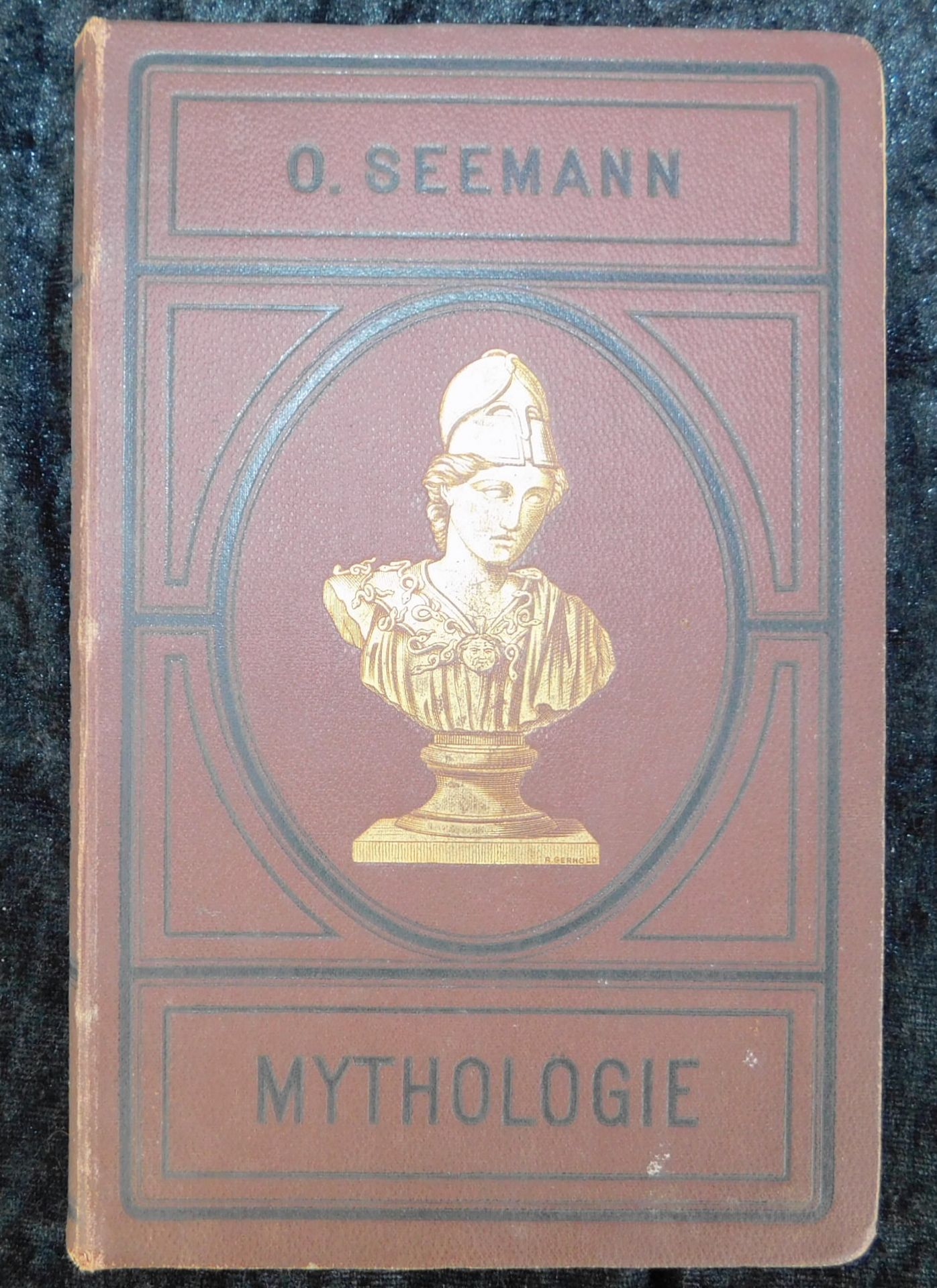 Buch Otto Seemann, Kleine Mythologie d. Griechen u. Römer, 63 Holzschnitte, Verlag Seemann, Lei